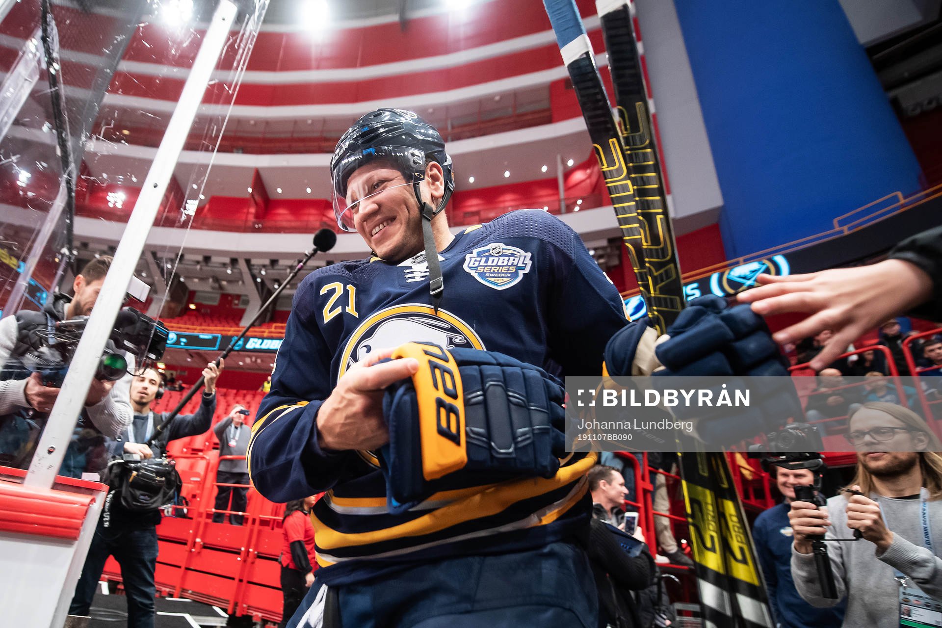 Kyle Okposo of Buffalo Sabres