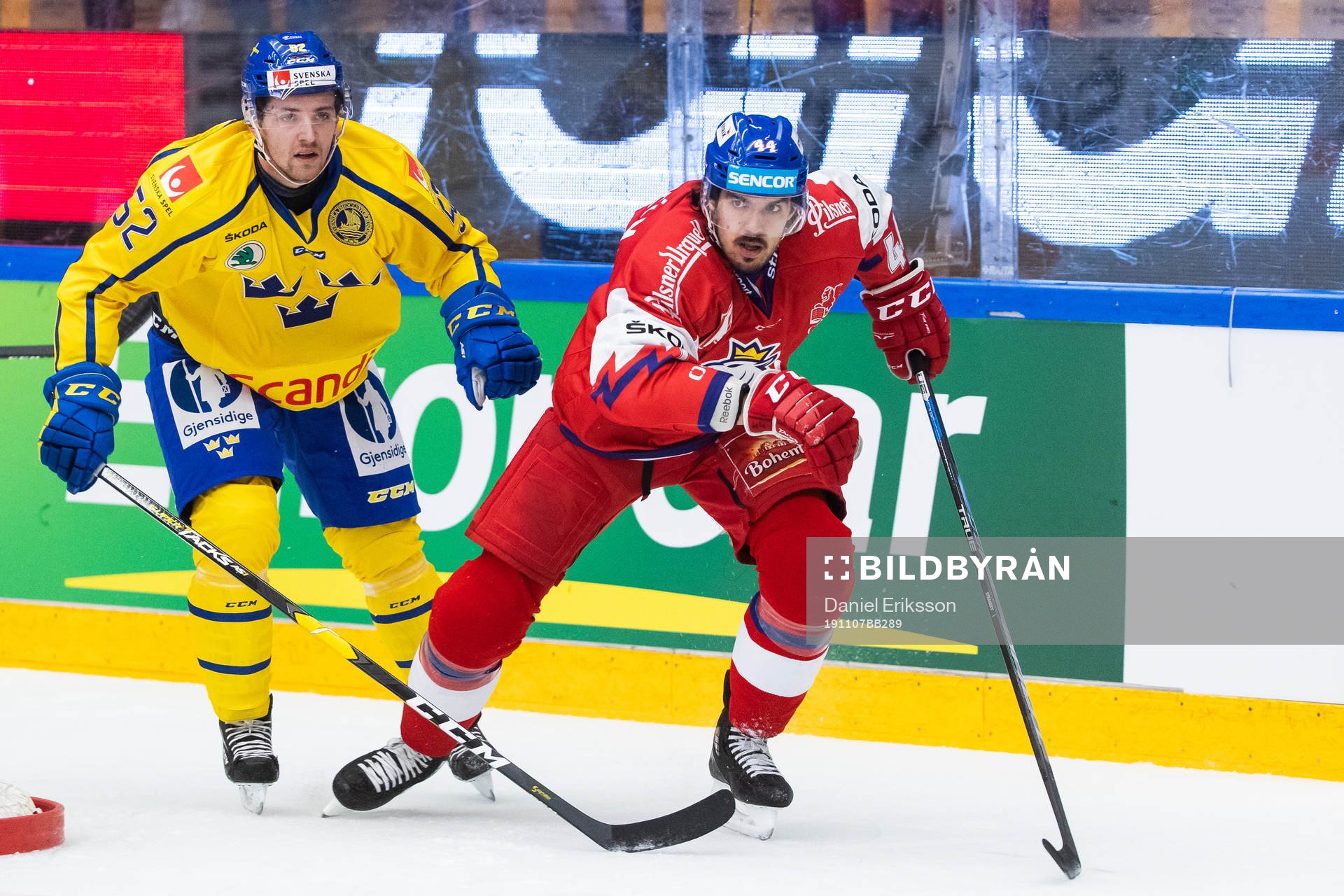 Arvid Lundberg of Sweden and Matej Stransky of Czech