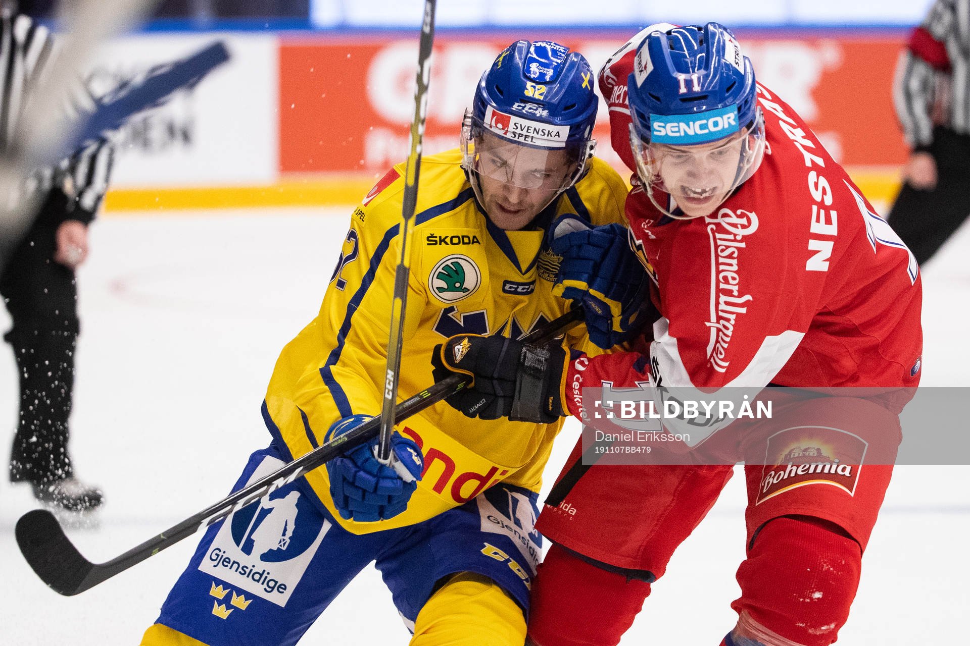 Arvid Lundberg of Sweden och Andrej Nestrasil of Czech