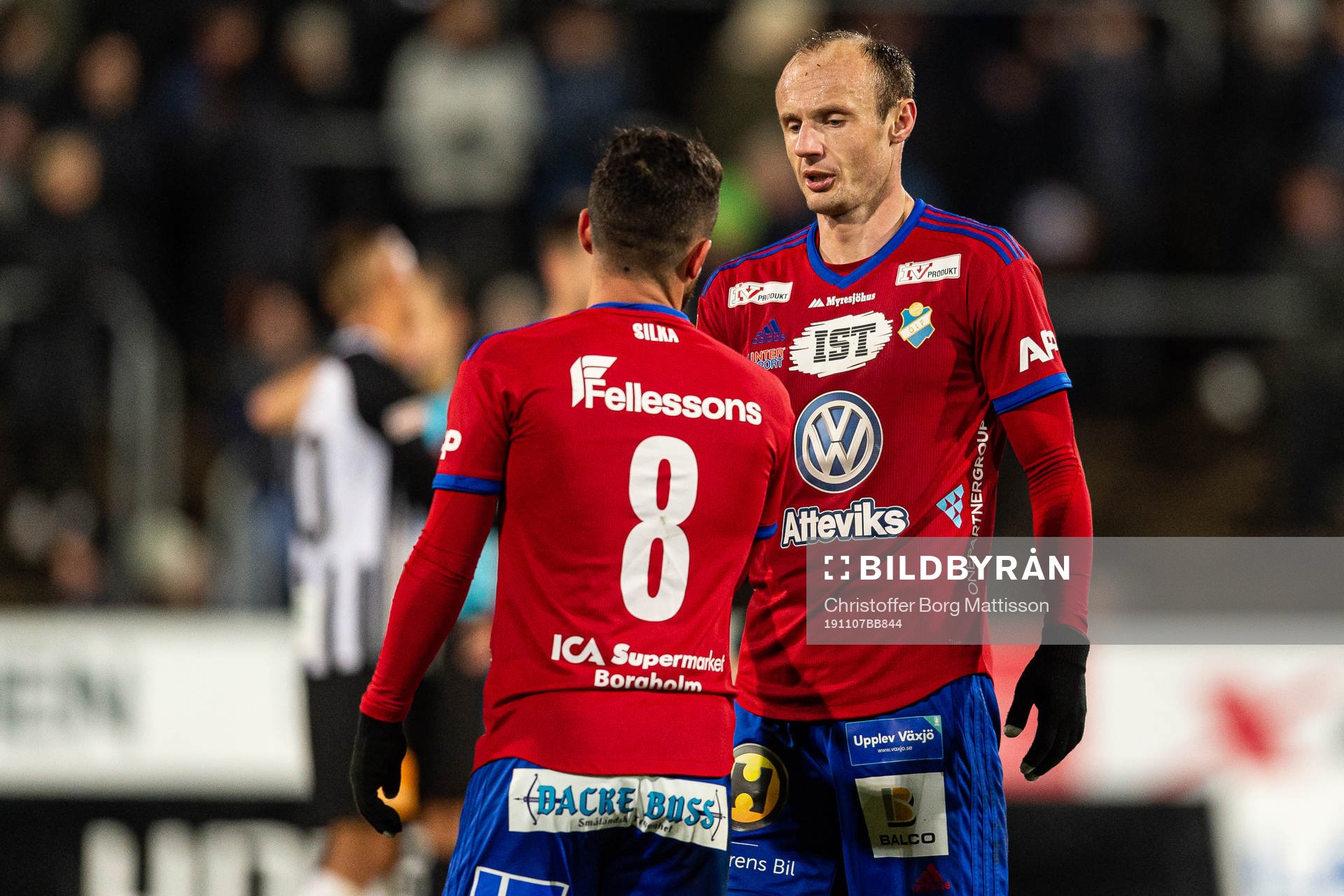 Östers Liridon Silka och Dragan Kapcevic deppar