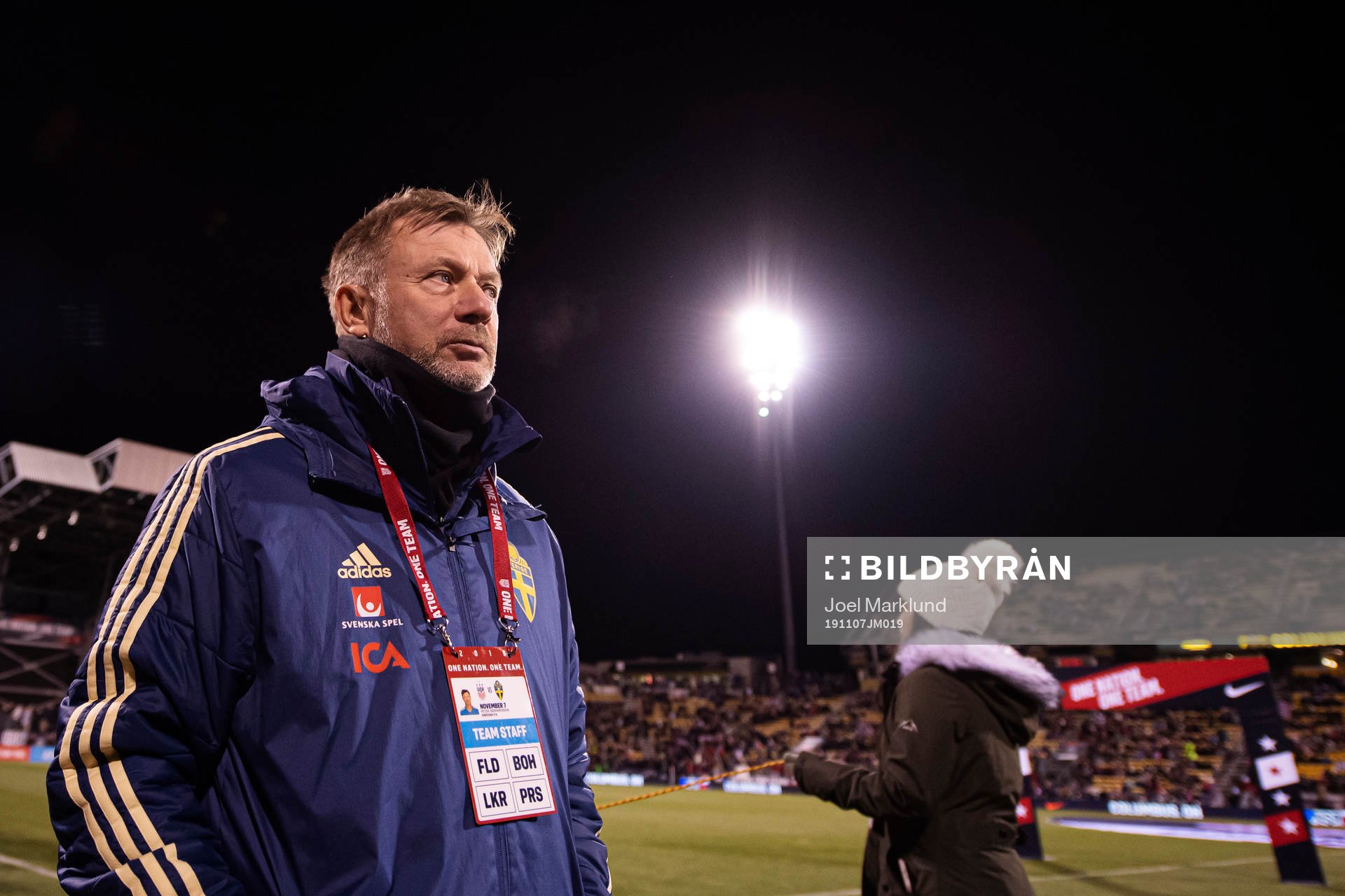 Head coach Peter Gerhardsson of Sweden