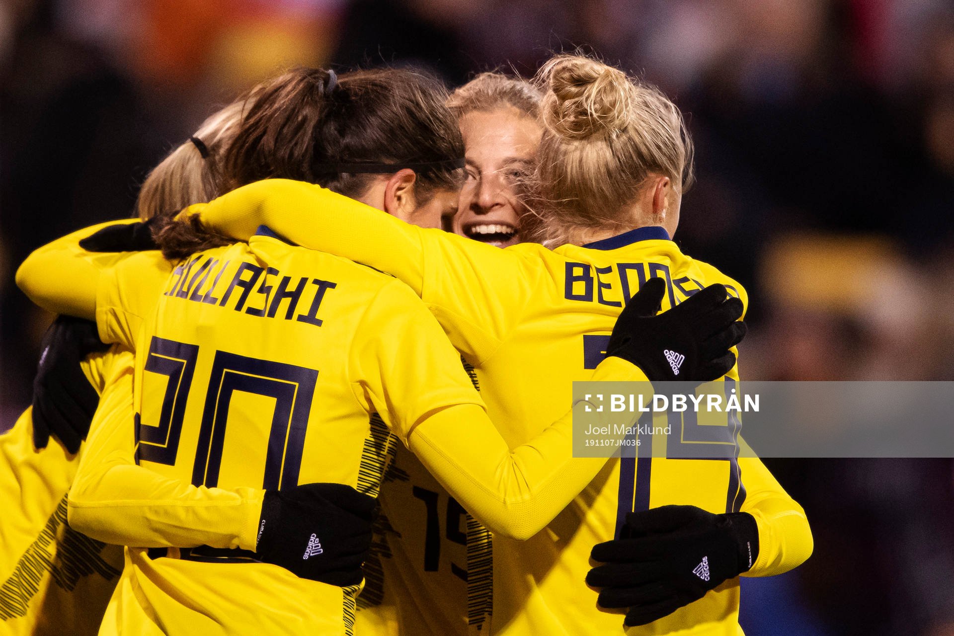 Loreta Kullashi, Anna Anvegård and Hanna Bennison of