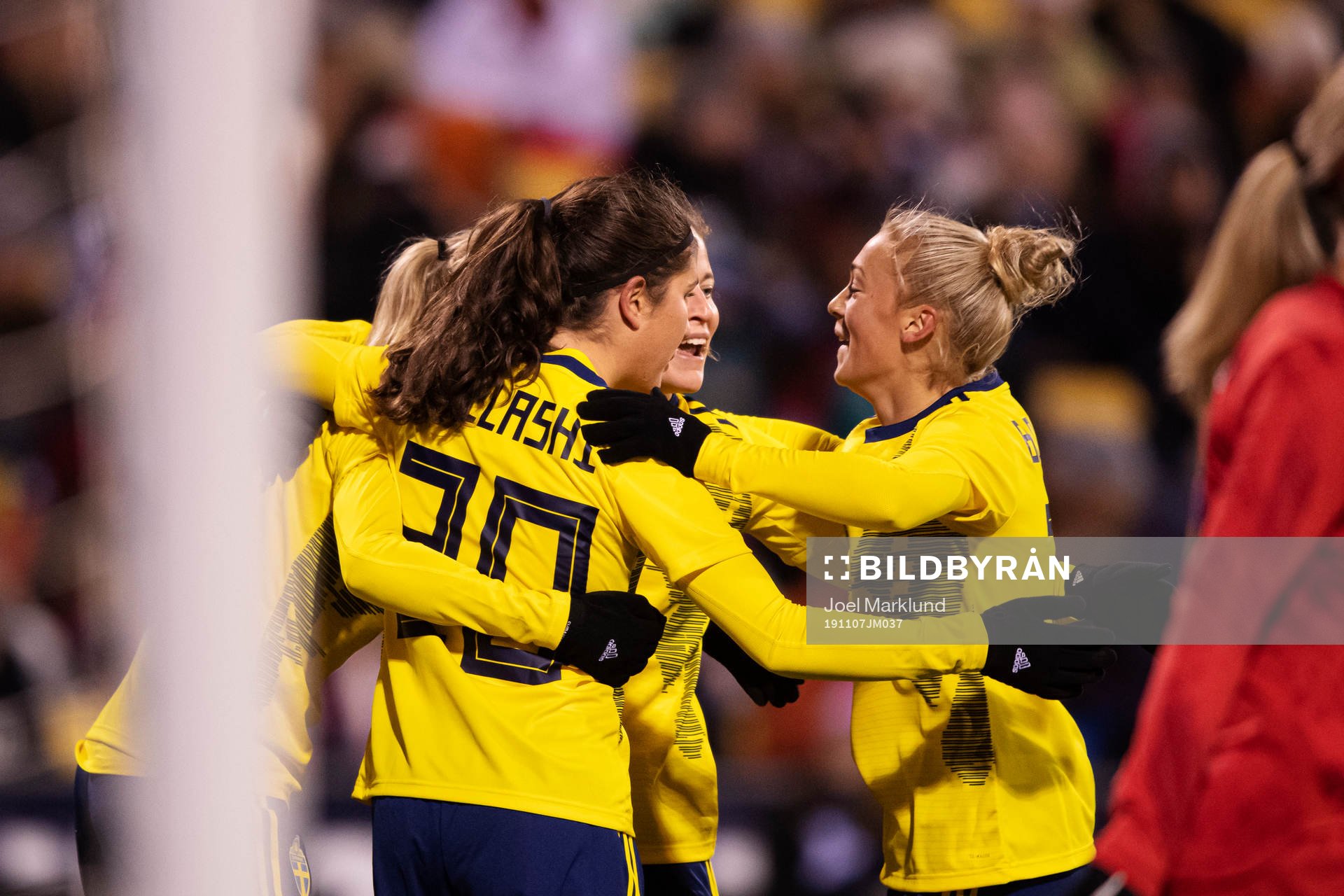 Loreta Kullashi, Anna Anvegård and Hanna Bennison of