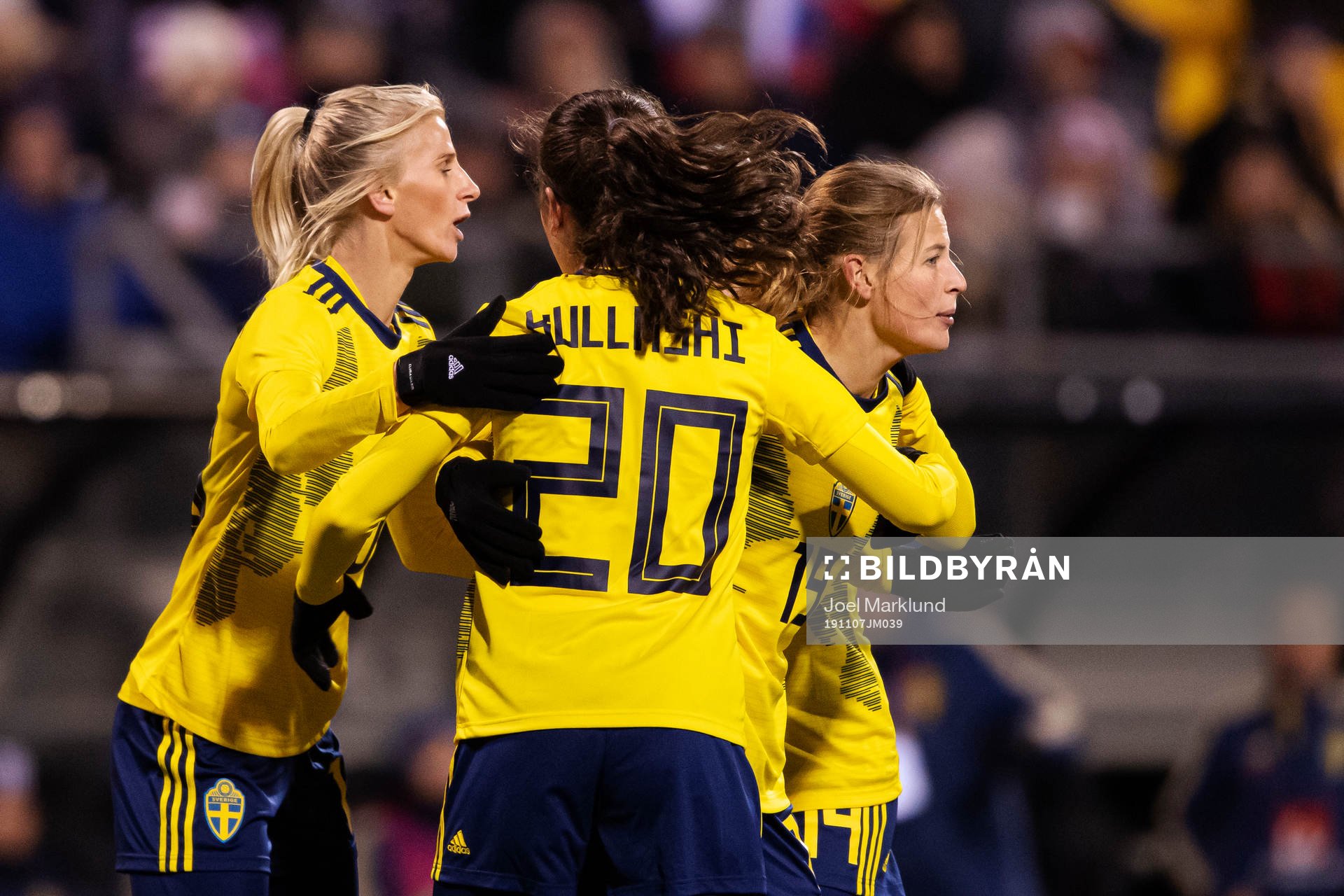 Sofia Jakobsson, Loreta Kullashi and Anna Anvegård of