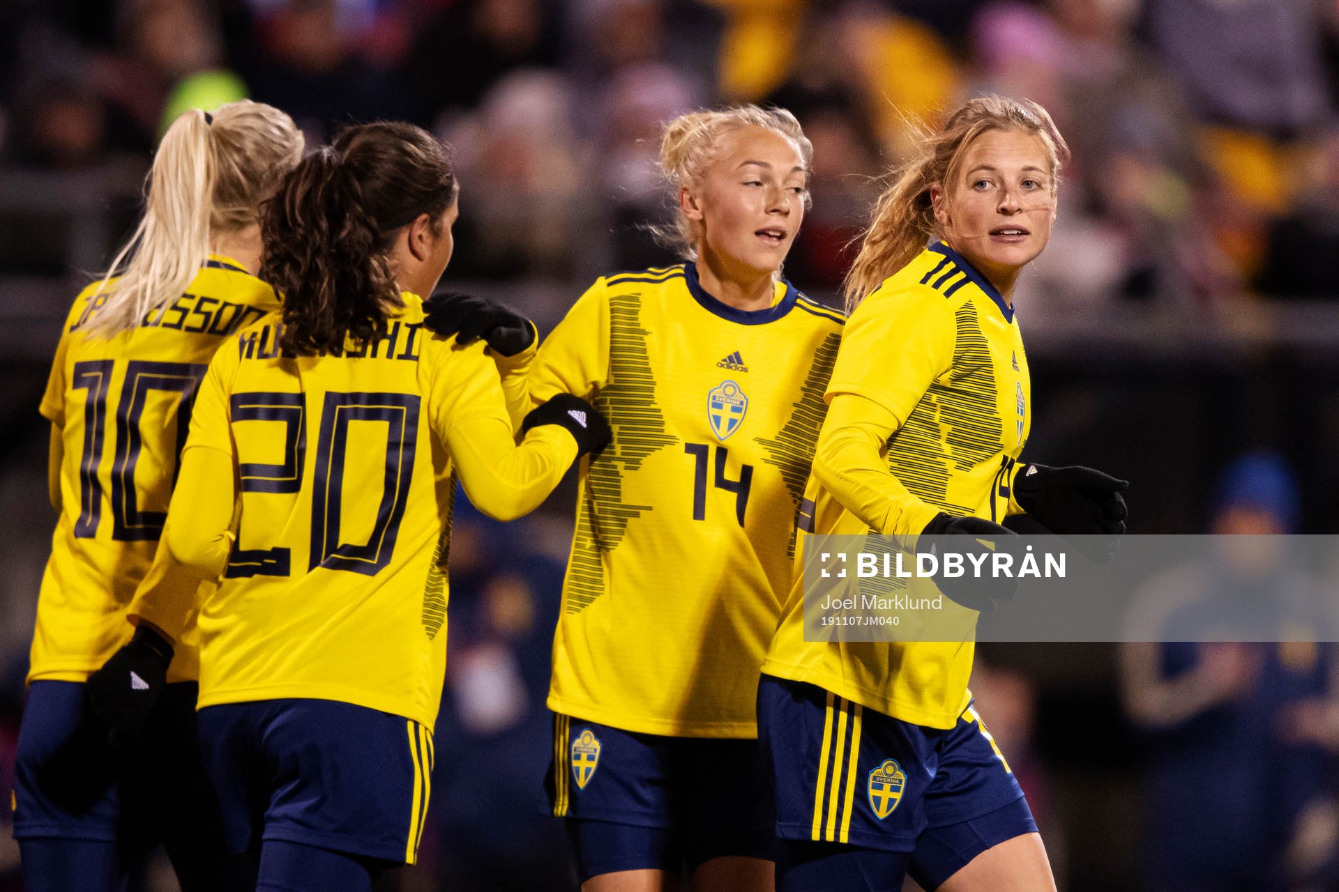 Sofia Jakobsson, Loreta Kullashi, Hanna Bennison and Anna