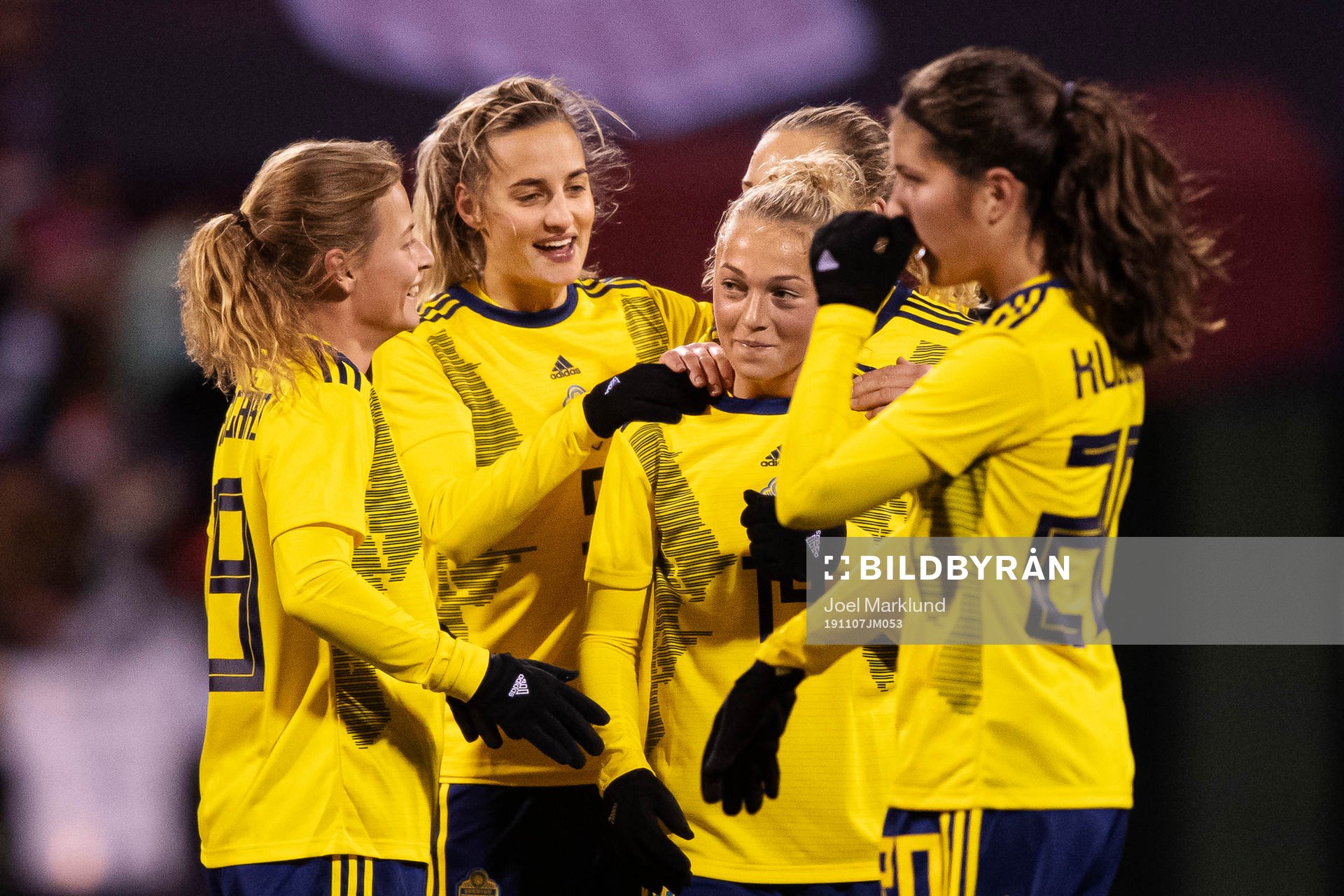 Anna Anvegård, Nathalie Björn, Hanna Bennison and Loreta