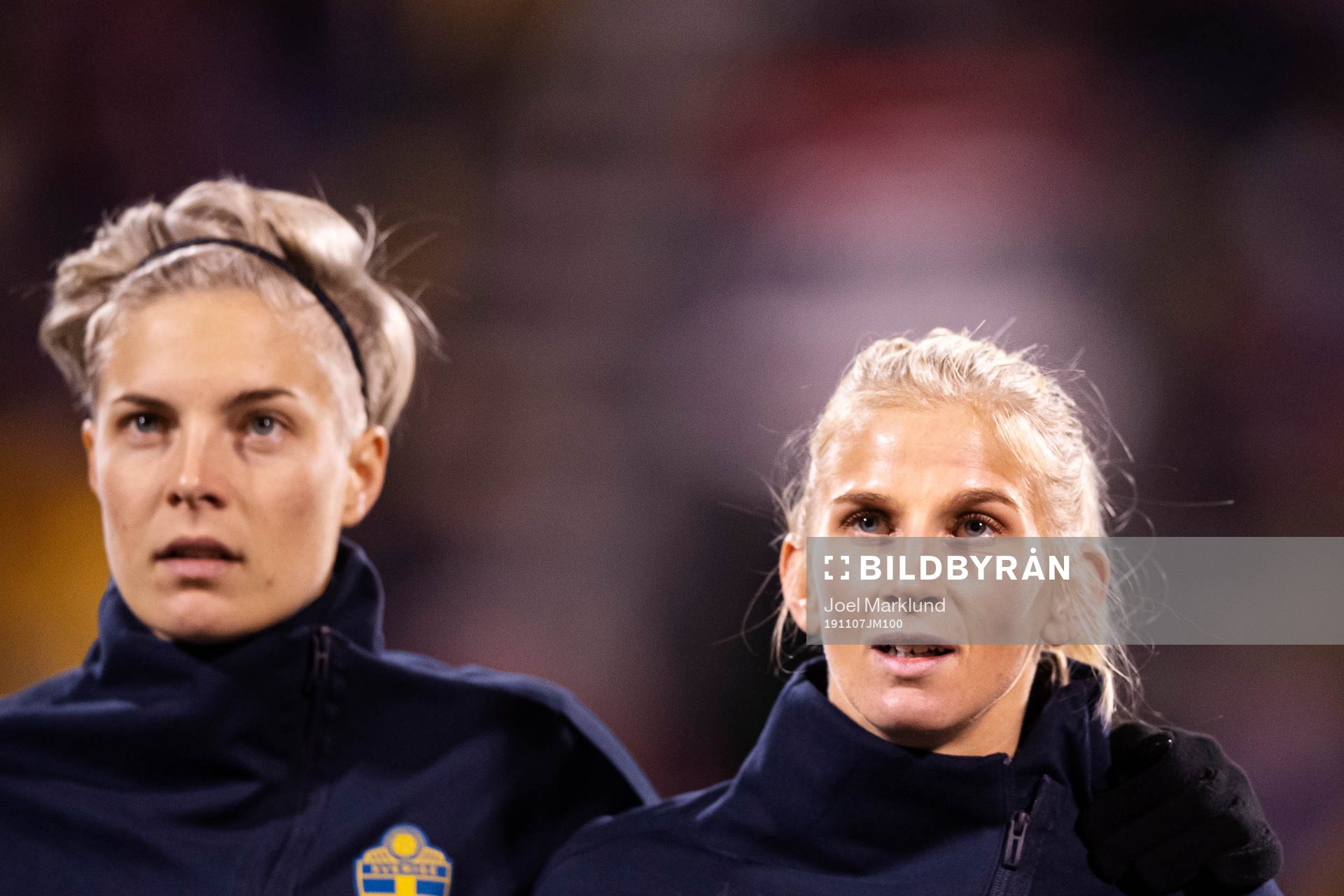 Lina Hurtig and Sofia Jakobsson of Sweden