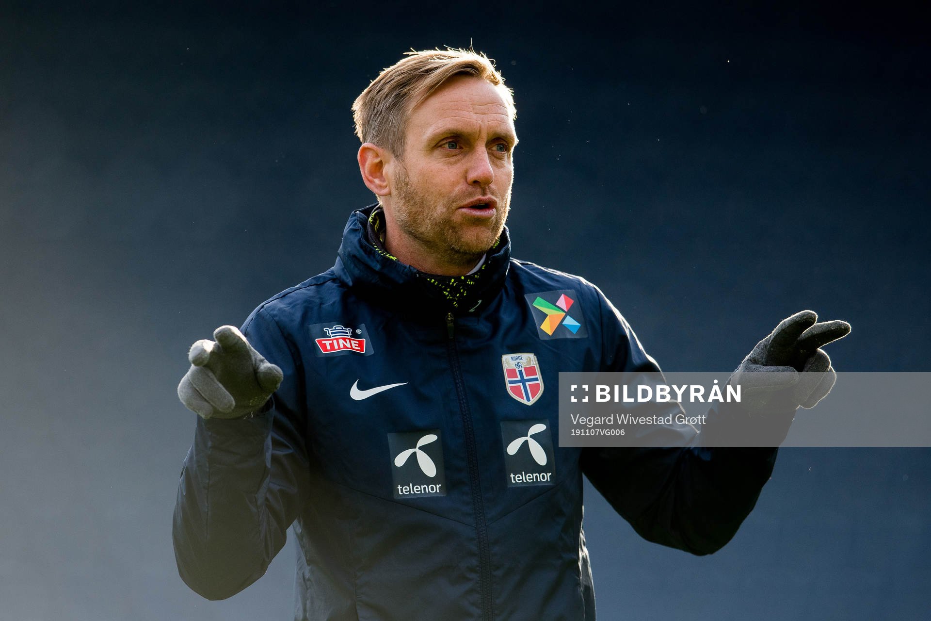 Martin Sjögren, head coach of Norway