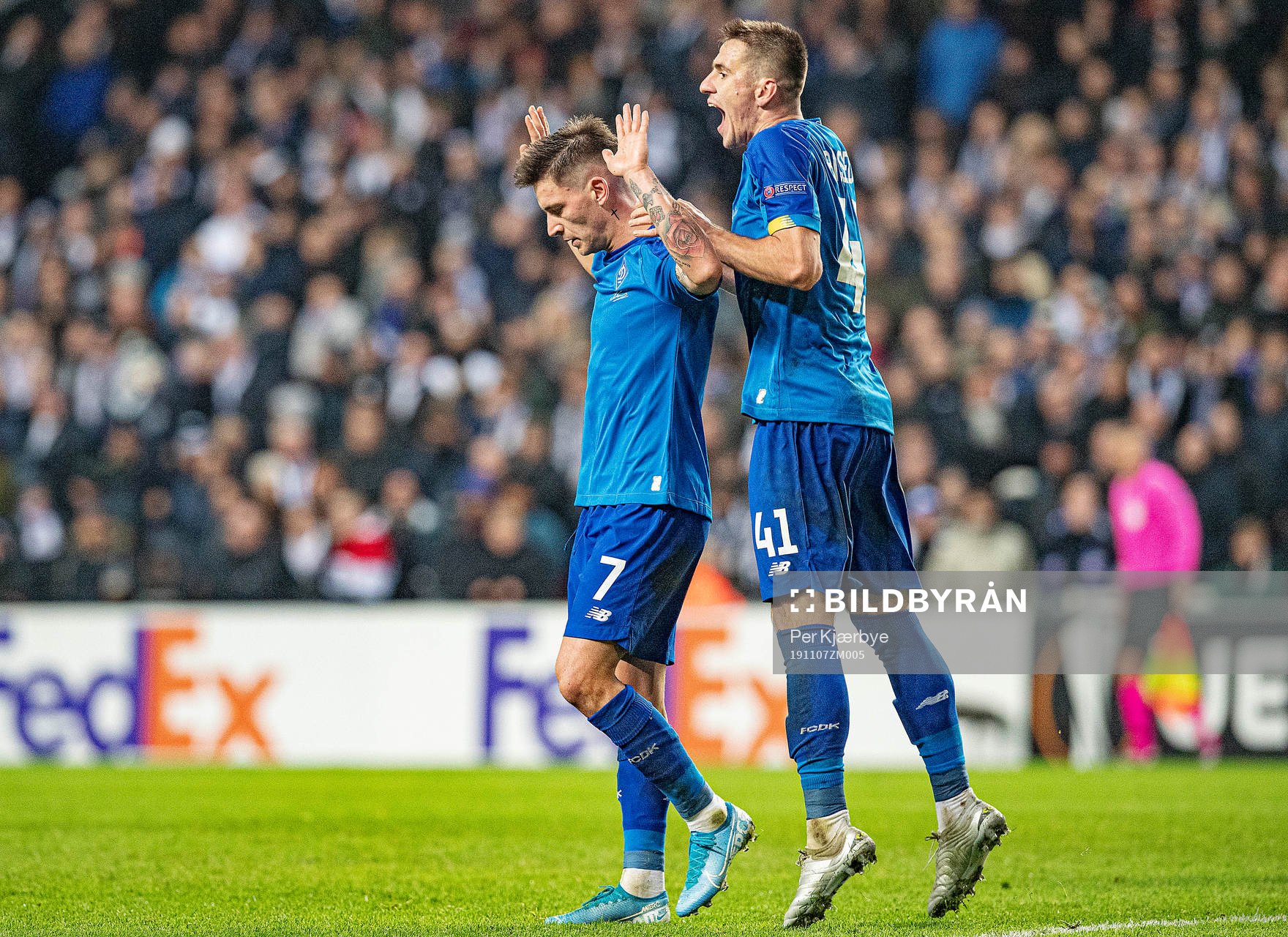 [DK=20191107: Målscorer til 1-1 for Dynamo Kiev, Benjamin