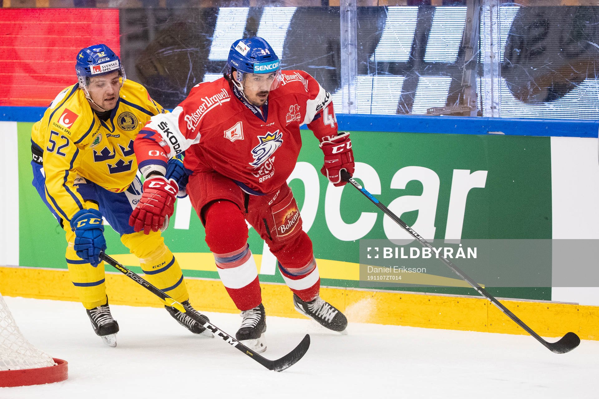 Arvid Lundberg of Sweden and Matej Stransky of Czech