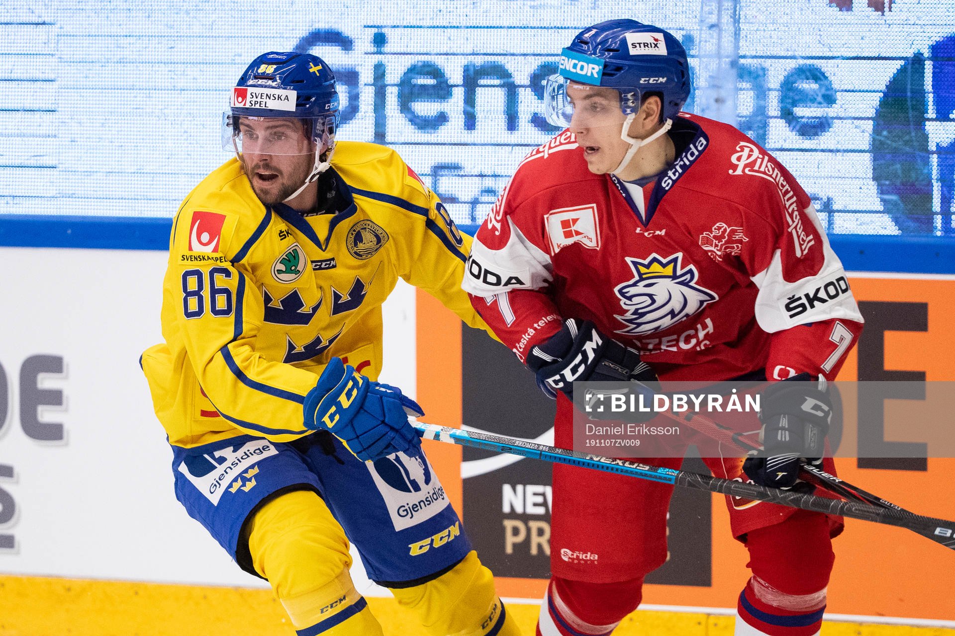 Mathias Bromé of Sweden and Jakub Galvas of Czech Republic