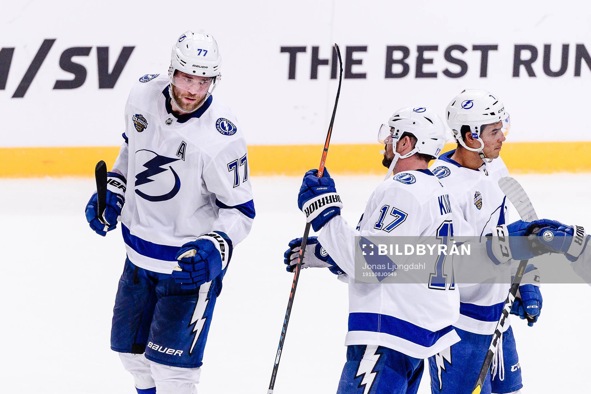 Victor Hedman of Tampa Bay Lightning celebrates