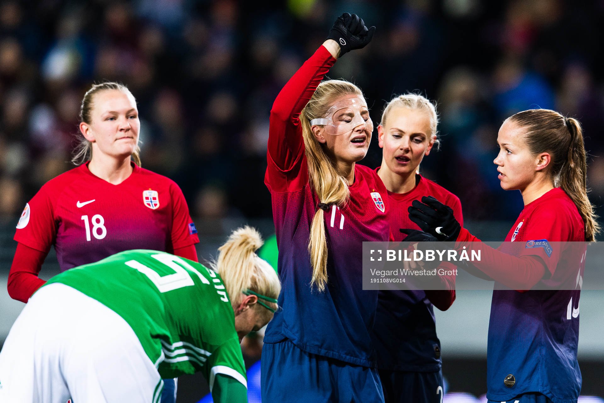 Lisa-Marie Karlseng Utland of Norway celebrates