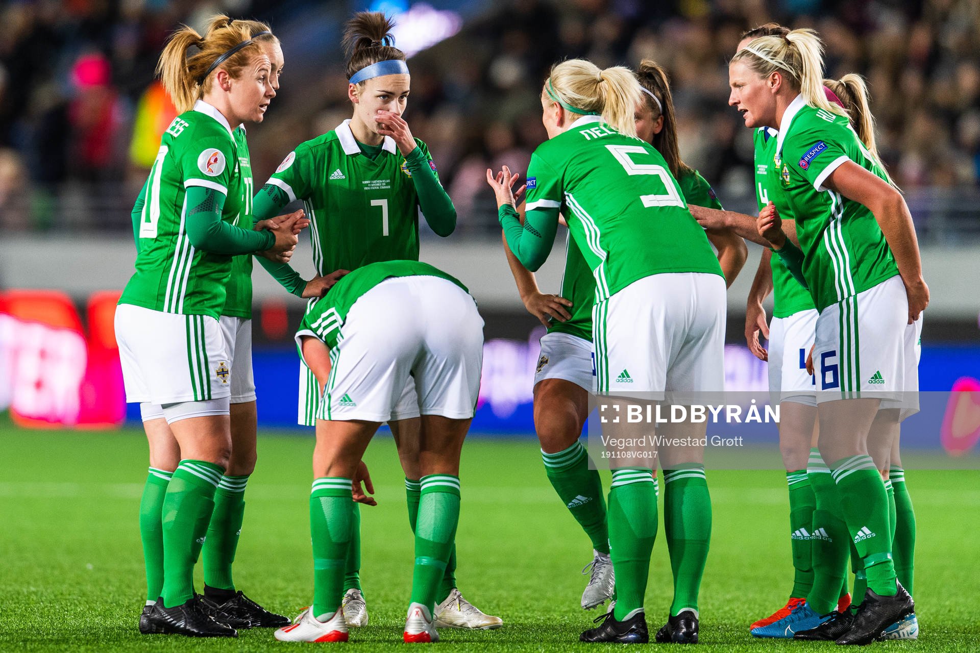 Chloe McCarronof Northern Irelandlooks dejected