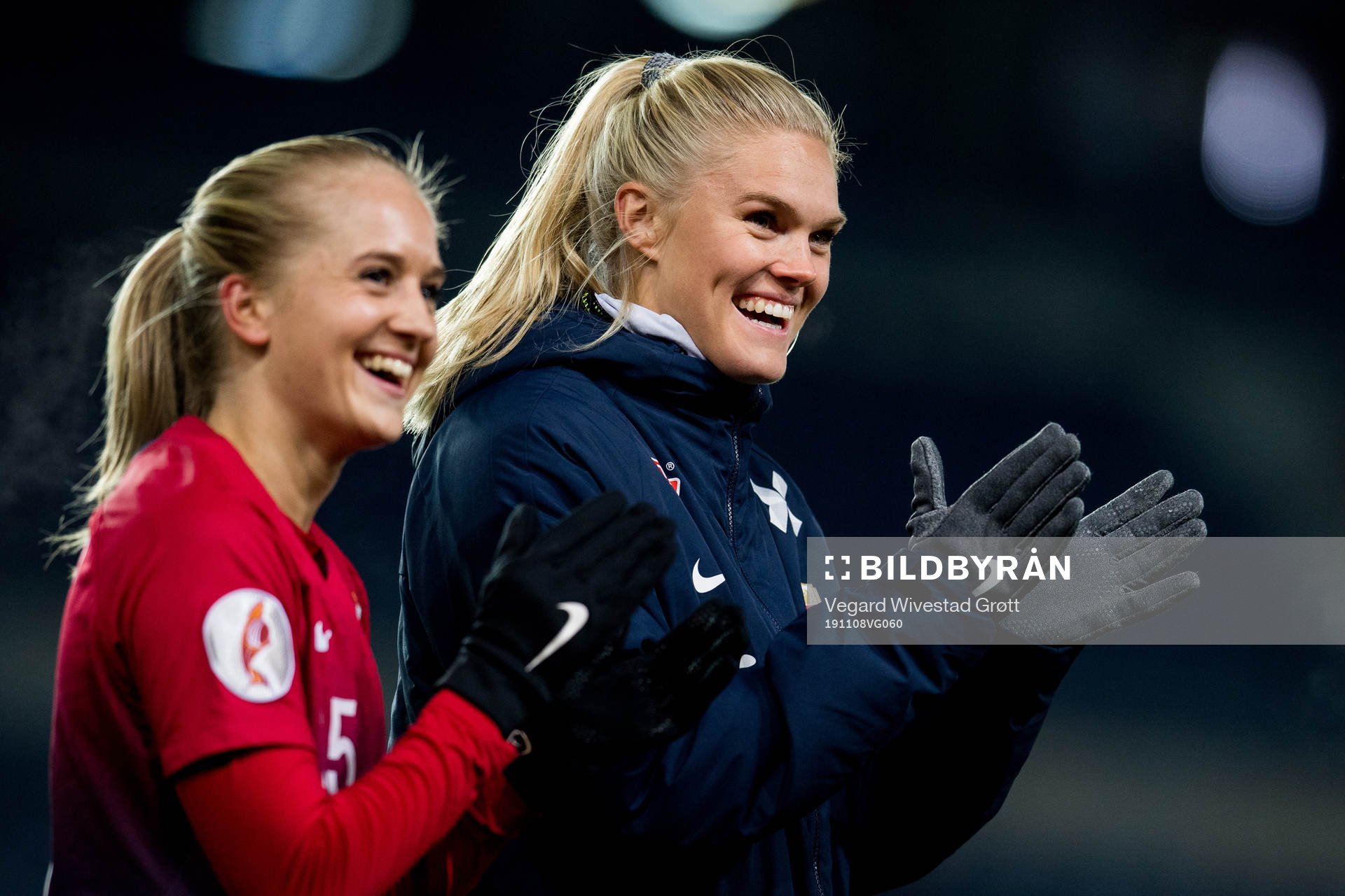 Amalie Eikeland and Kristine Leine of Norway