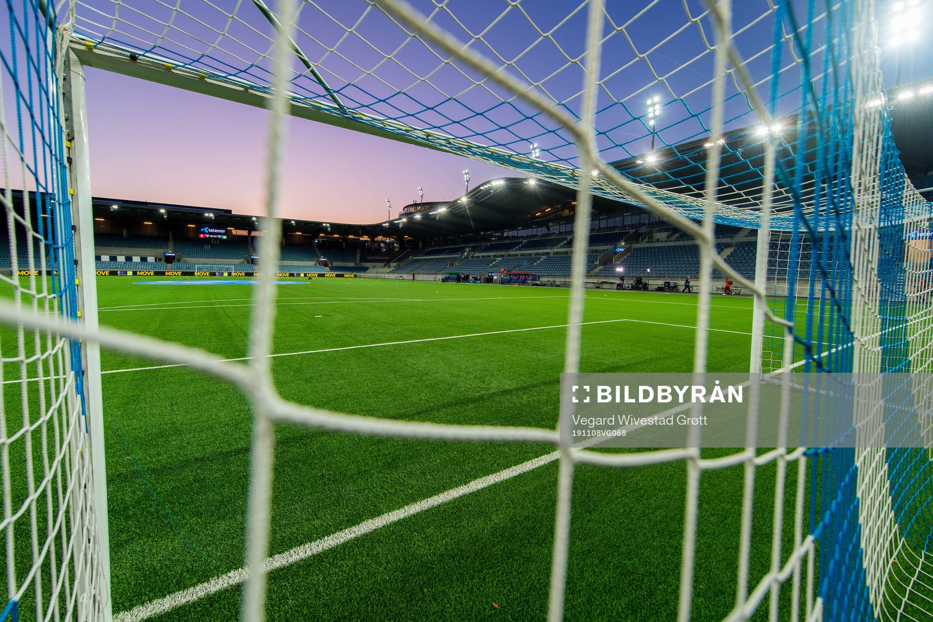 General view of SR-Bank Arena ahead of the UEFA Women's Euro Qualifier football match between Norway and Northern Ireland on November 8, 2019 in Stavanger.