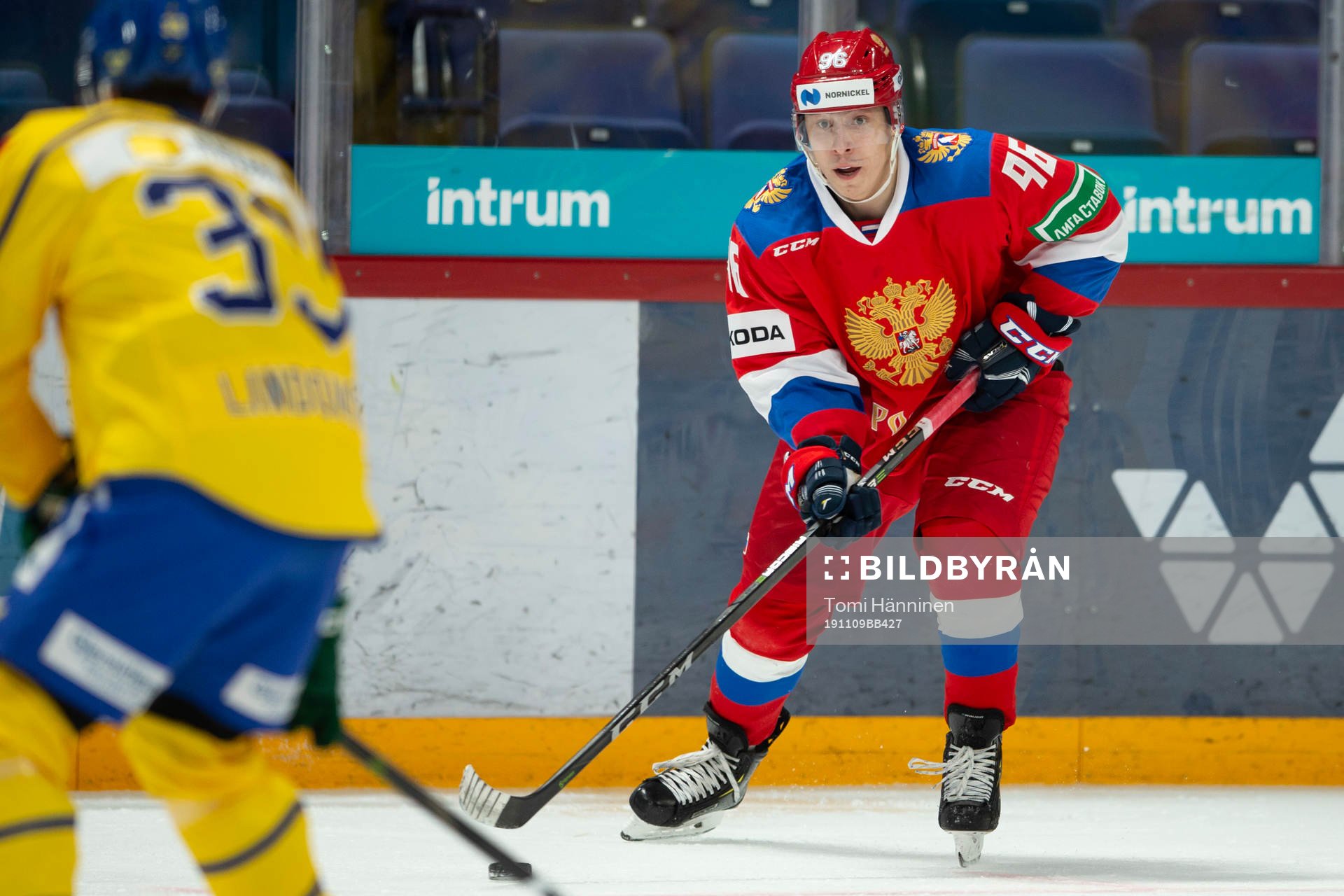 Andrei Kuzmenko #96, RUS, Michael Lindqvist #33, SWE