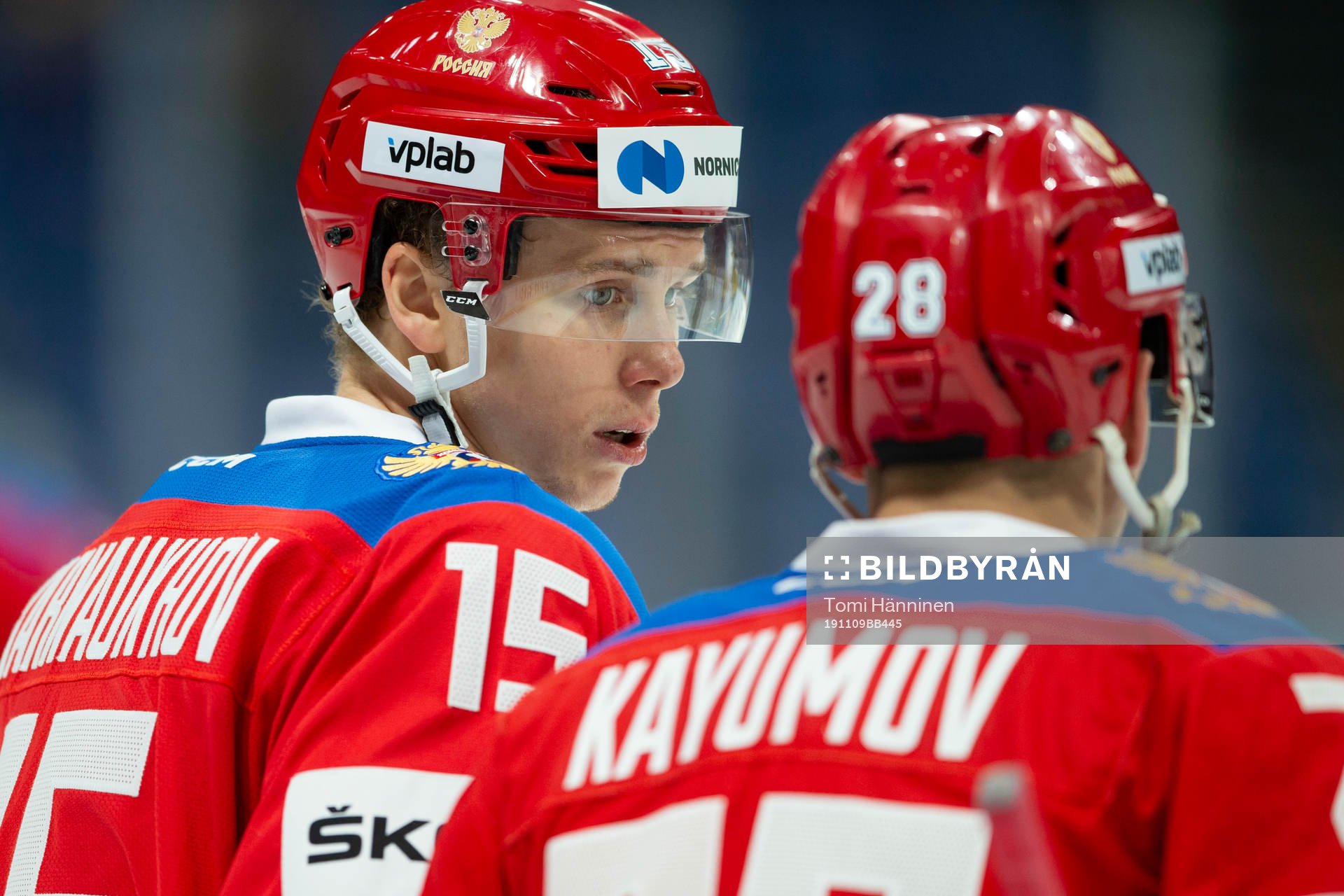 Pavel Karnaukhov #15, RUS, Artur Kayumov #28, RUS