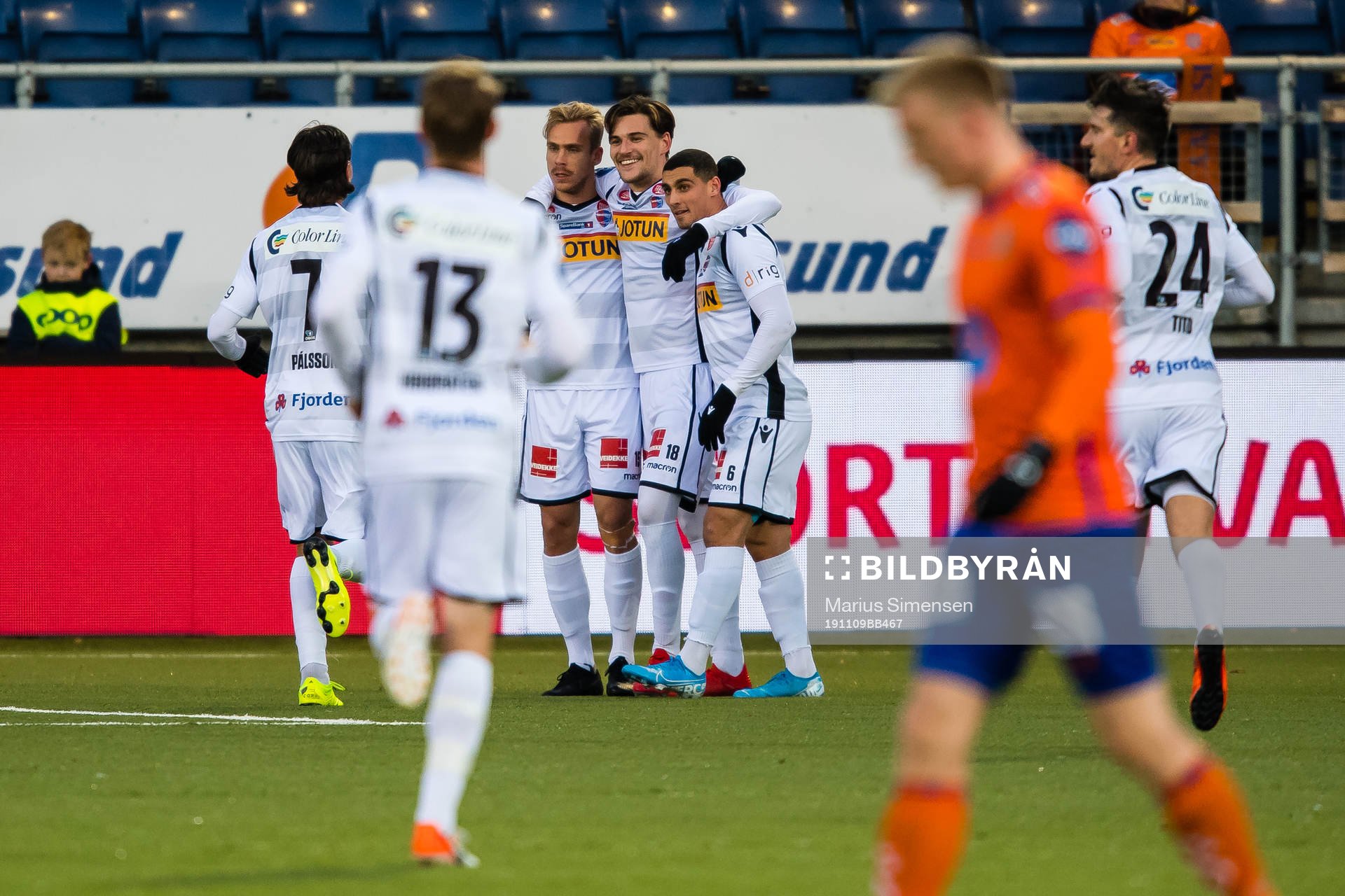 William Albin Kurtovic of Sandefjord celebrates