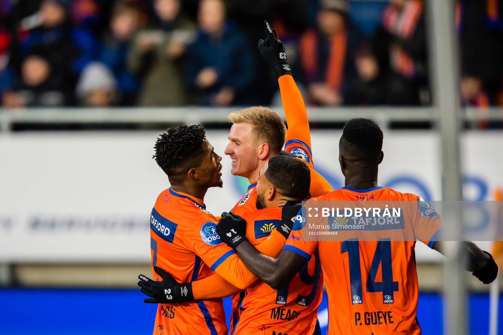 Torbjørn Agdestein of Aalesund celebrates
