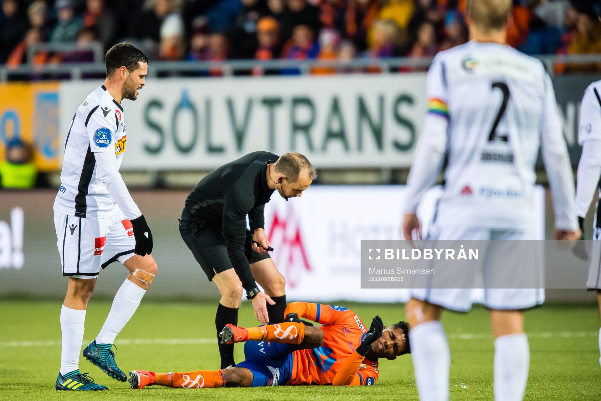 Marcos Vales Gonzalez of Sandefjord, Christian Moen,
