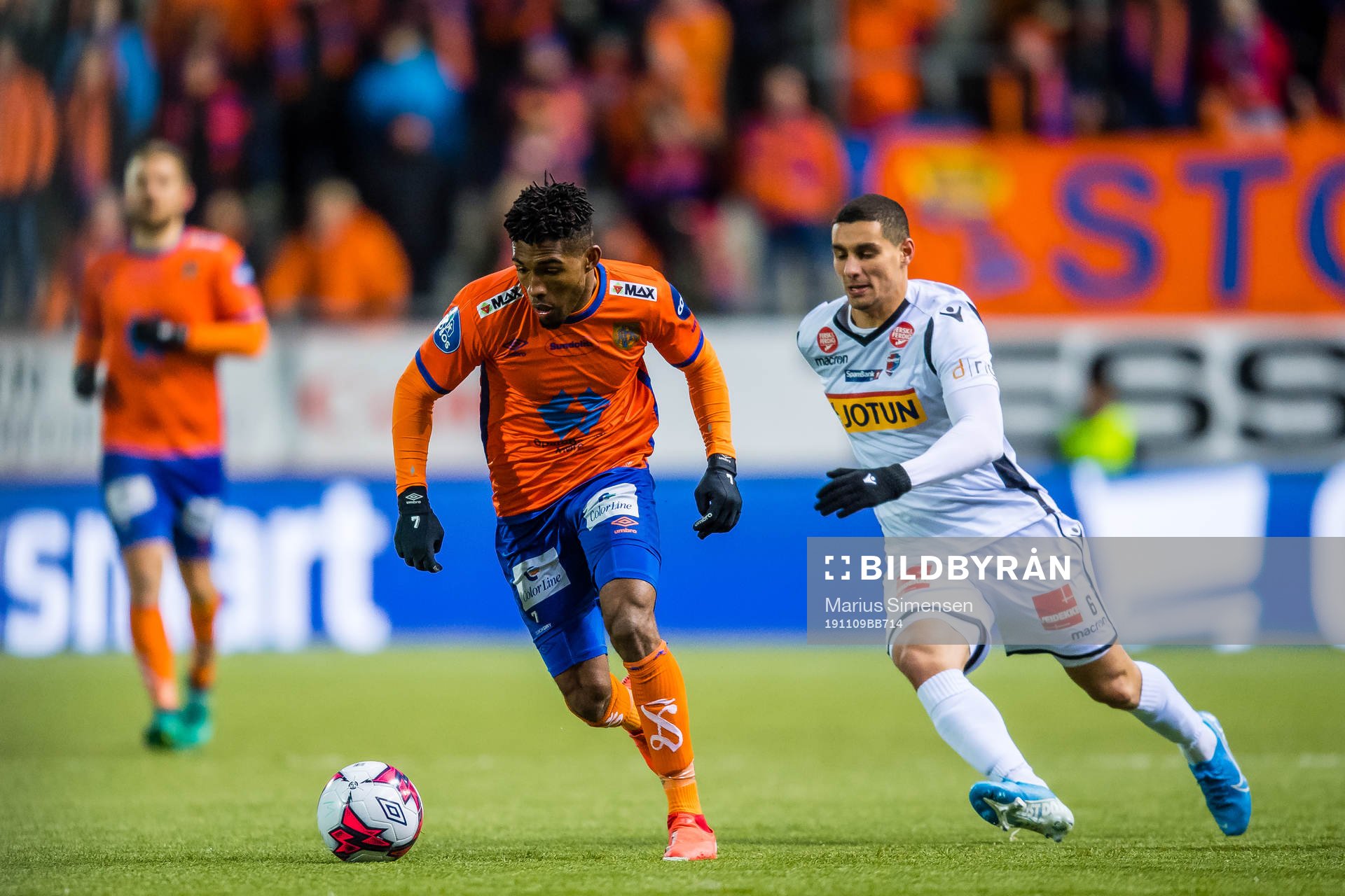 Erikson Spinola Lima of Aalesund and Mohamed Ofkir of