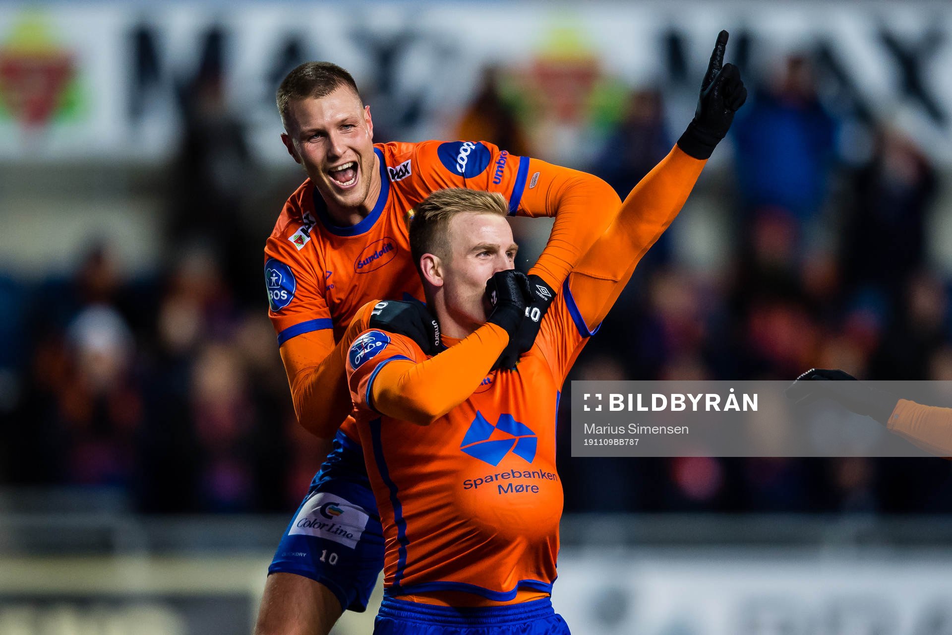 Torbjørn Agdestein of Aalesund celebrates