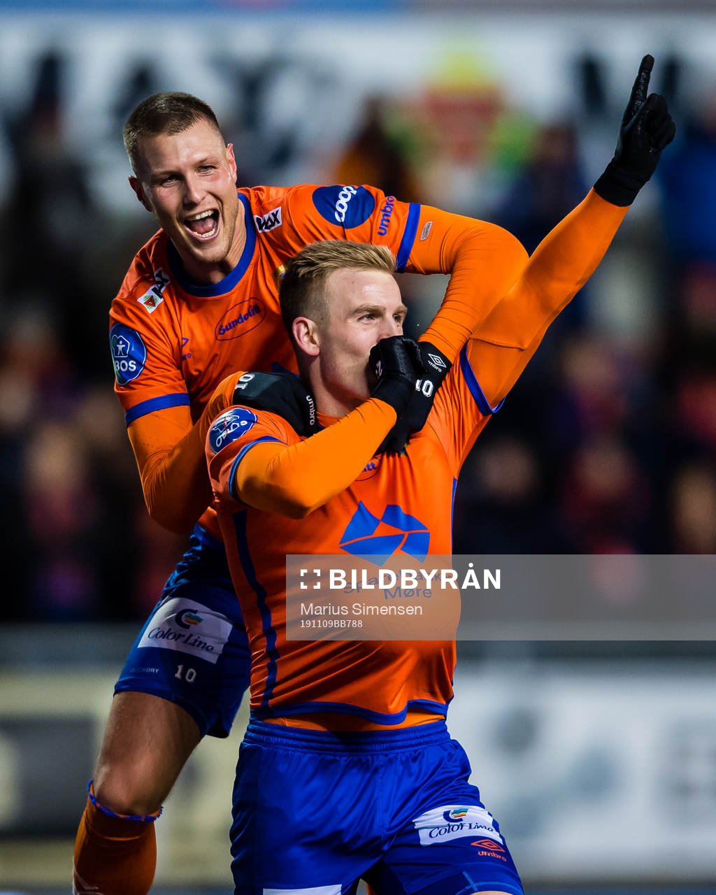 Torbjørn Agdestein of Aalesund celebrates