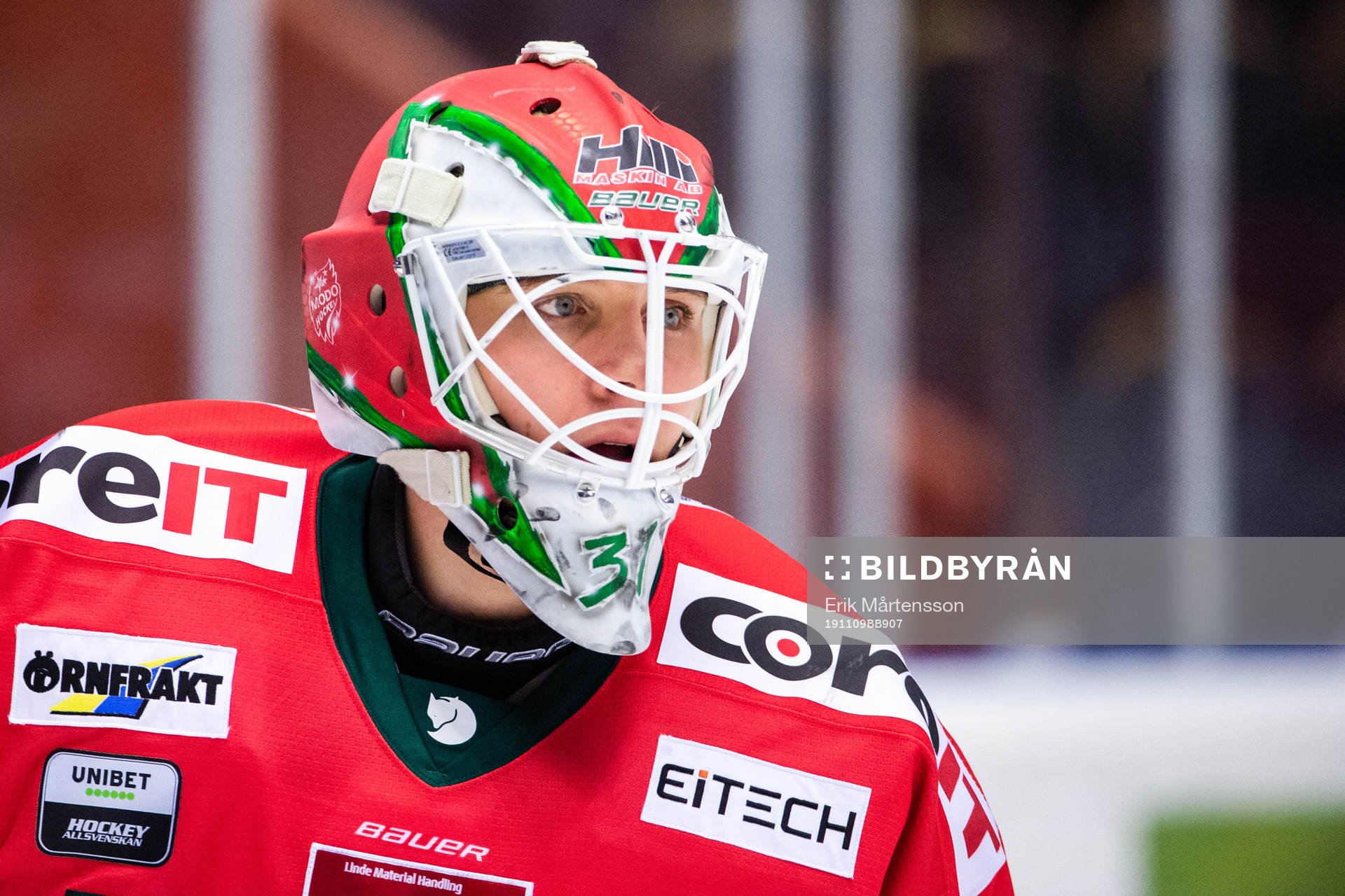 Modos målvakt Linus Lundin