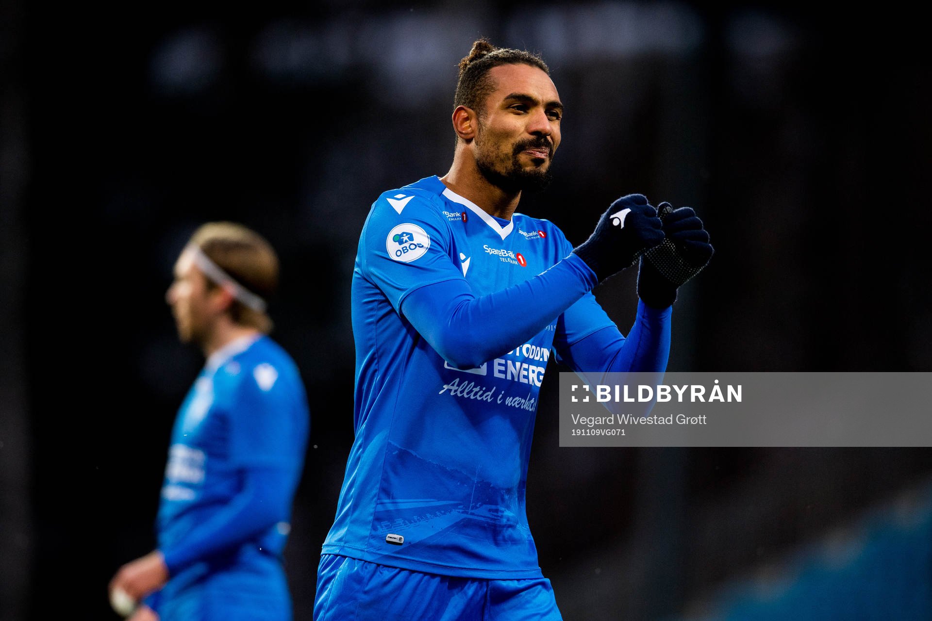 Marco Tajbajumi of Notodden during the OBOS-ligaen football match between Notodden and Start on November 9, 2019 in Notodden.
