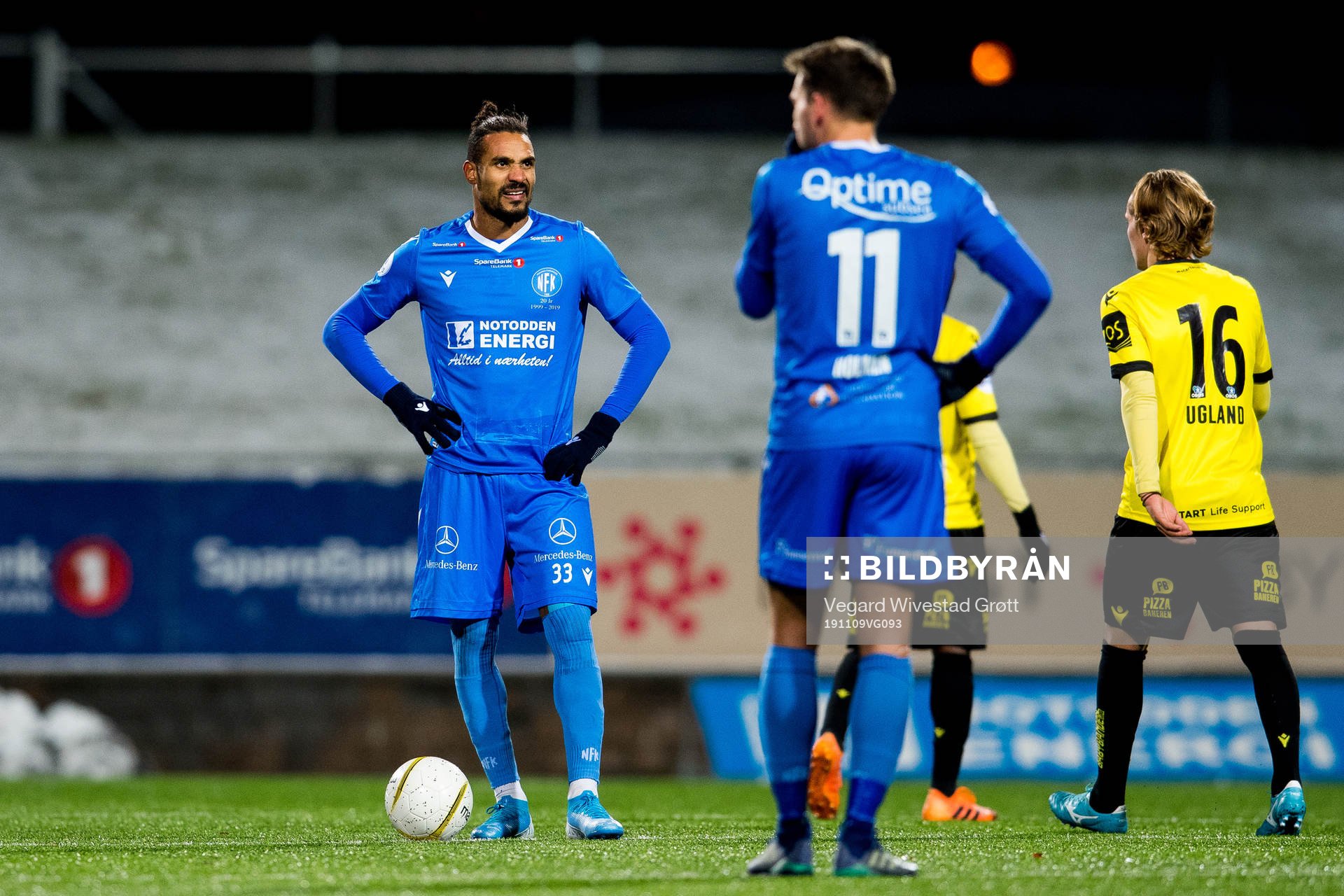 Marco Tajbajumi of Notodden looks dejected