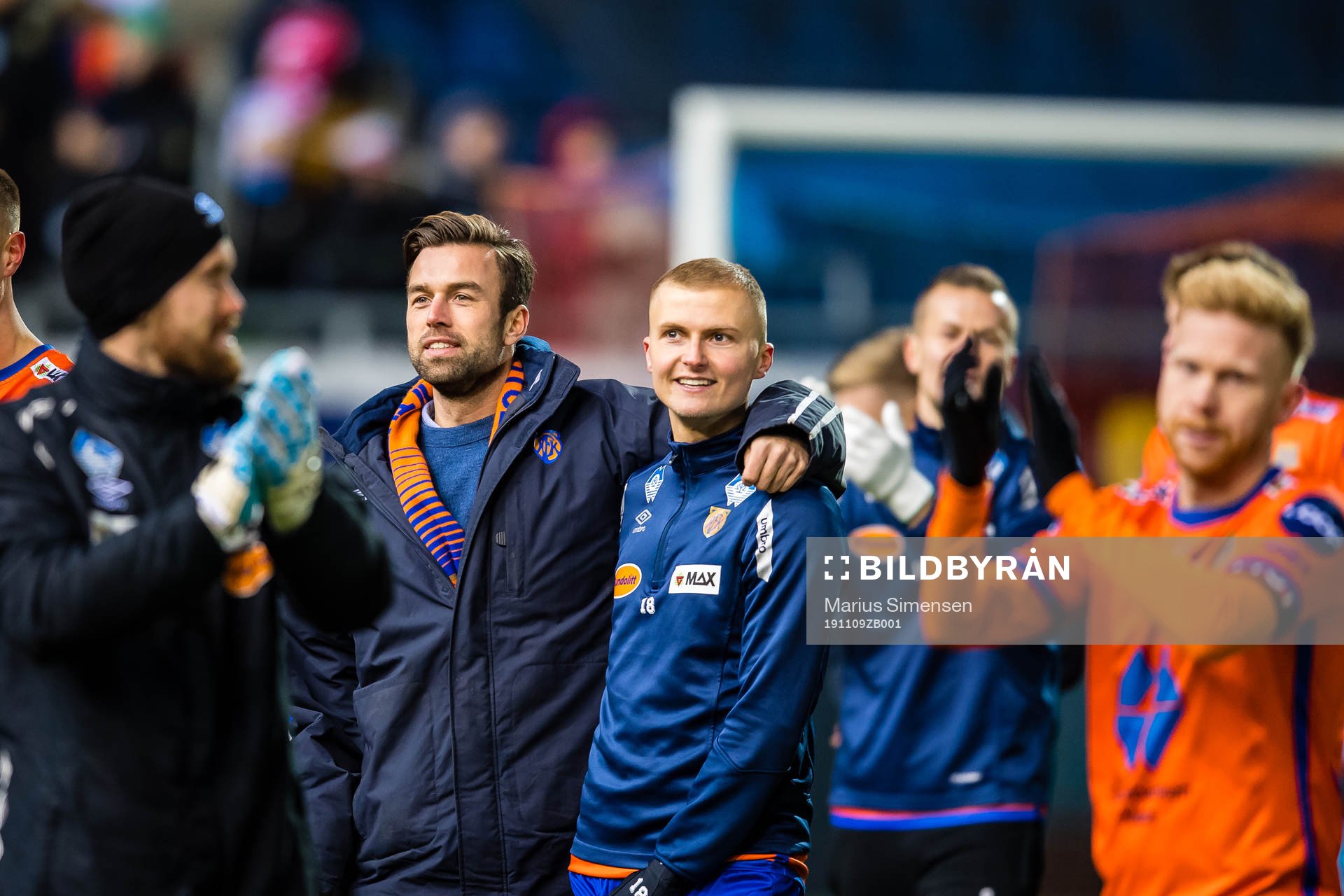 Kaj Ramsteijn and David Kristjan Olafsson of Aalesund