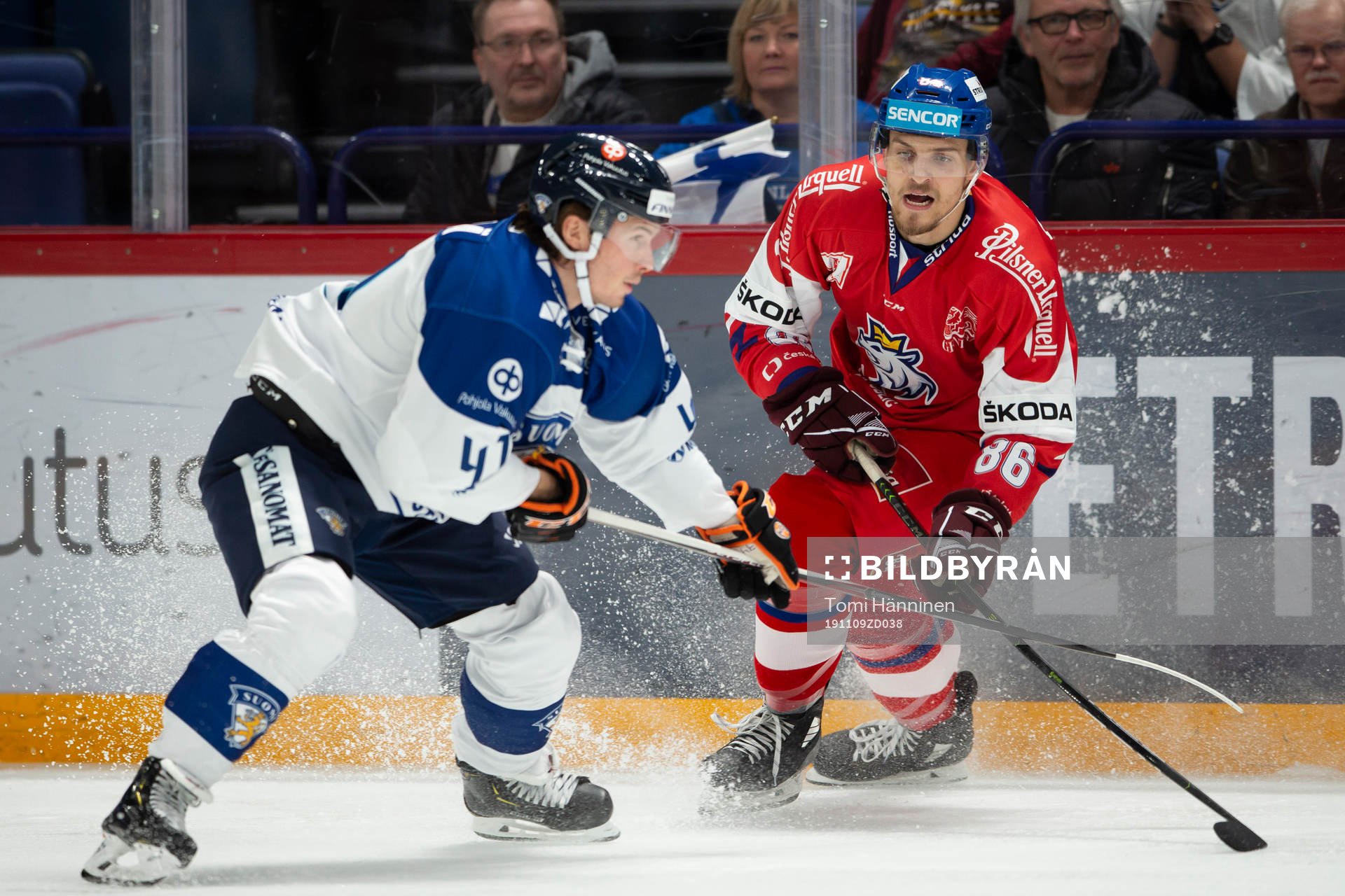 Petteri Nikkilä #41, FIN, Jiri Smejkal #86, CZE