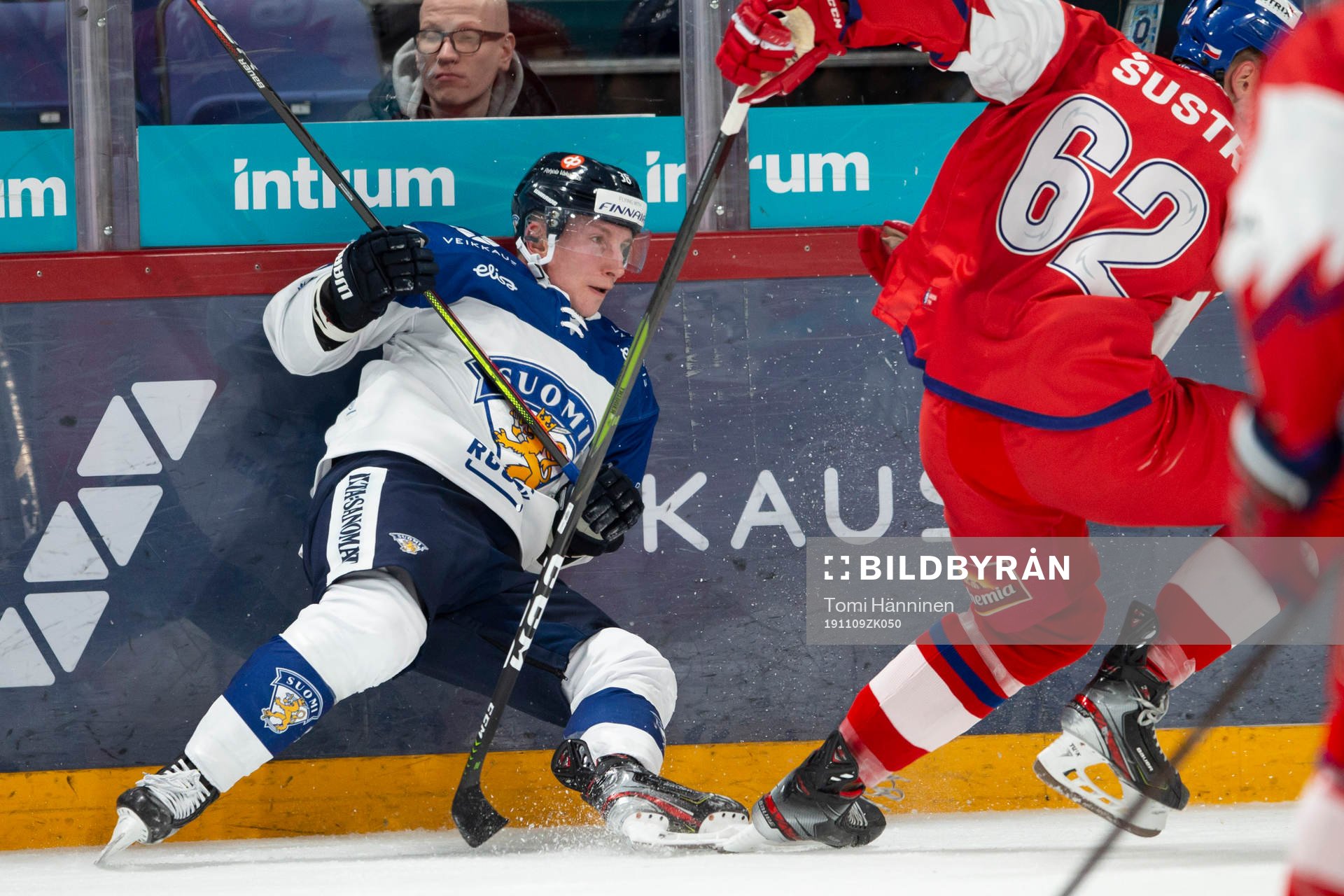Juuso Hietanen #38, FIN, Andrej Sustr #62, CZE