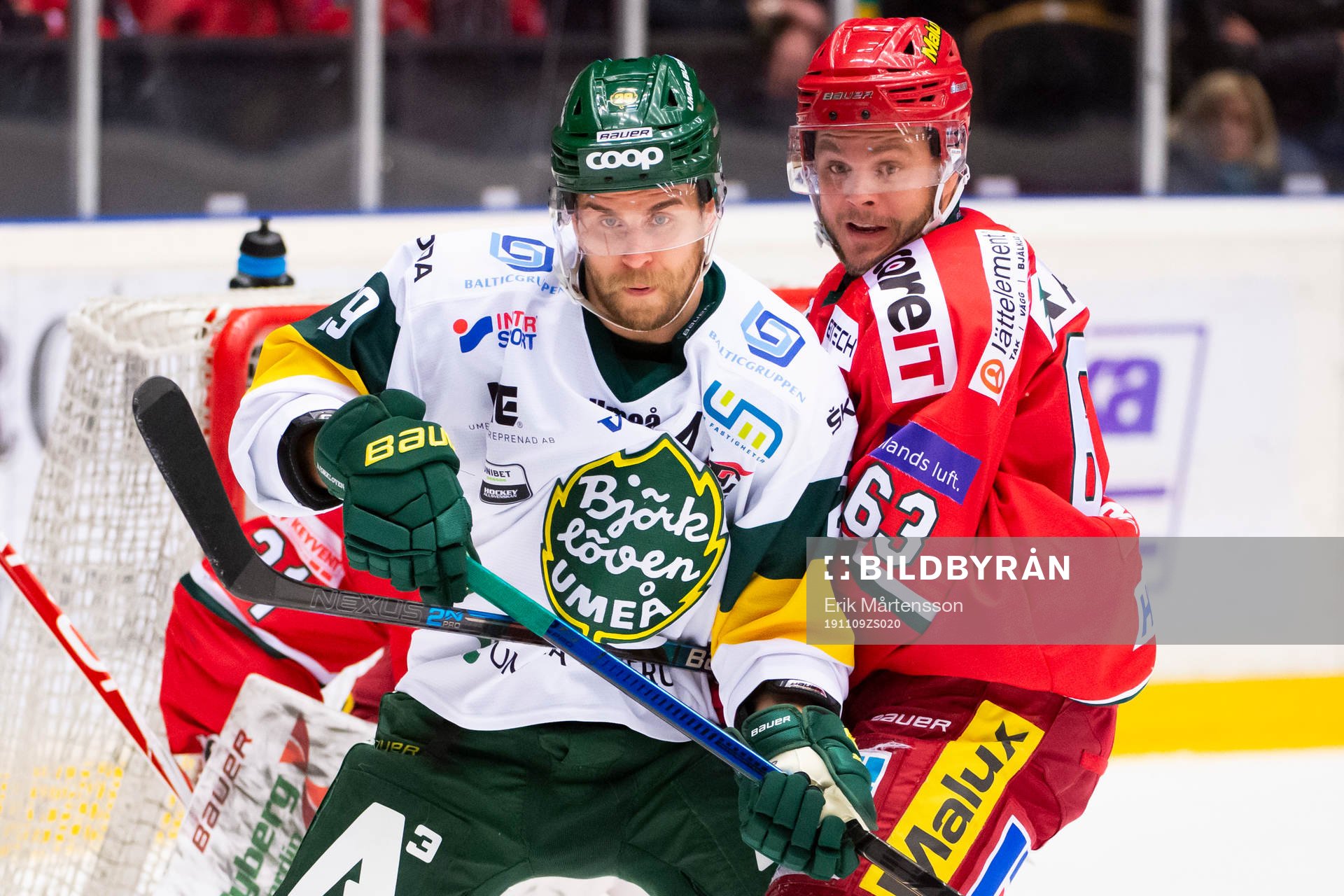 Björklövens Alexander Wiklund och Modos Tommy Enström