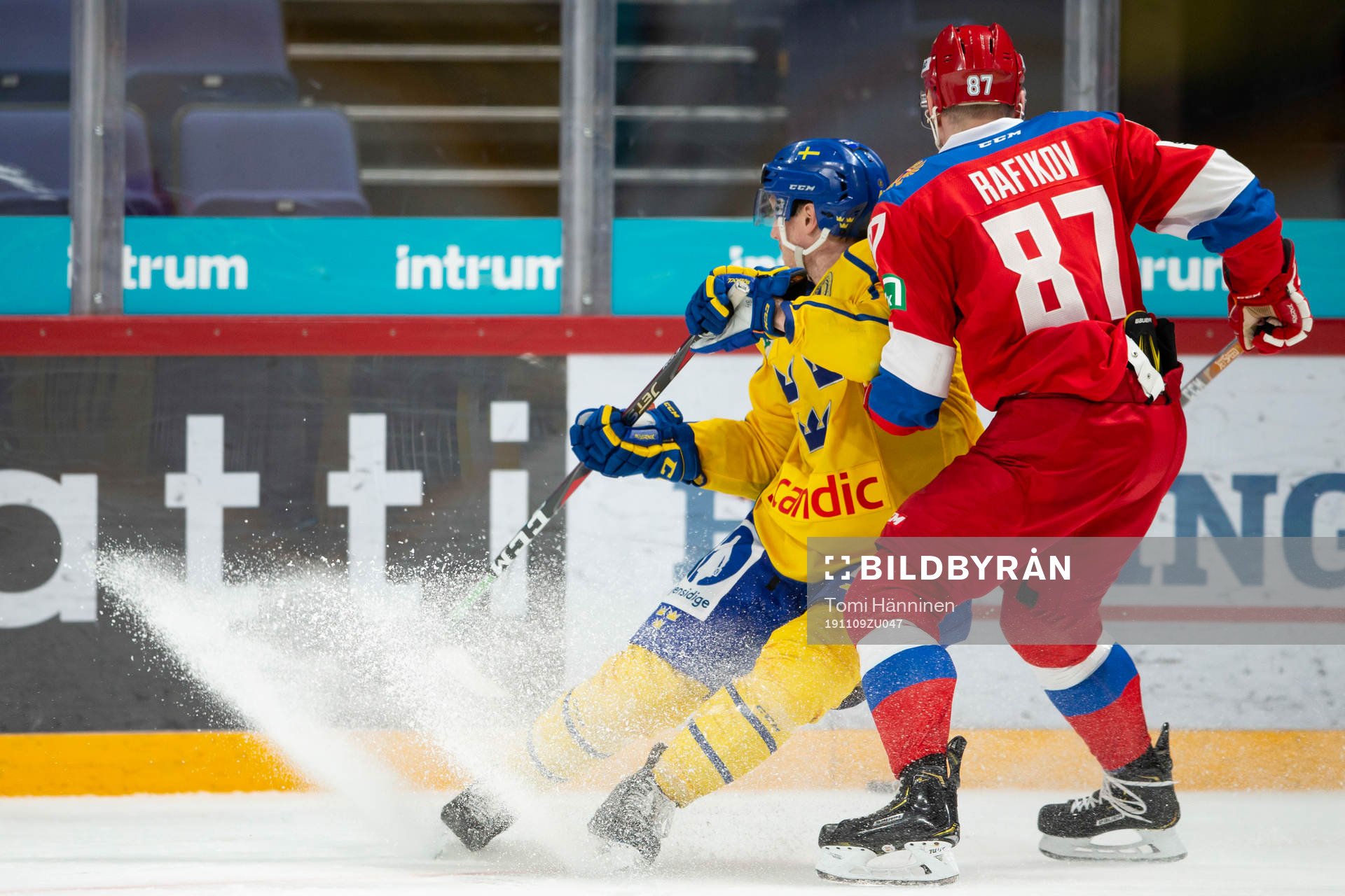 Carl Klingberg #48, SWE, Rushan Rafikov #87, RUS