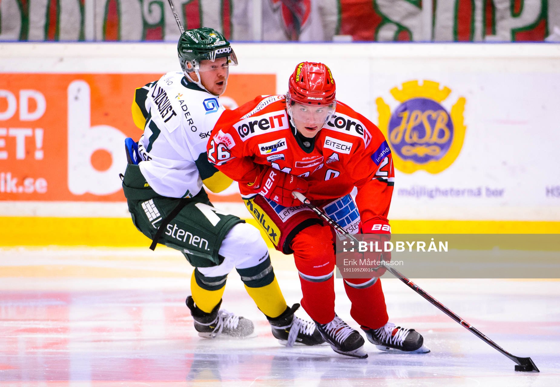 Björklövens David Lindquist och Modos Tom Hedberg