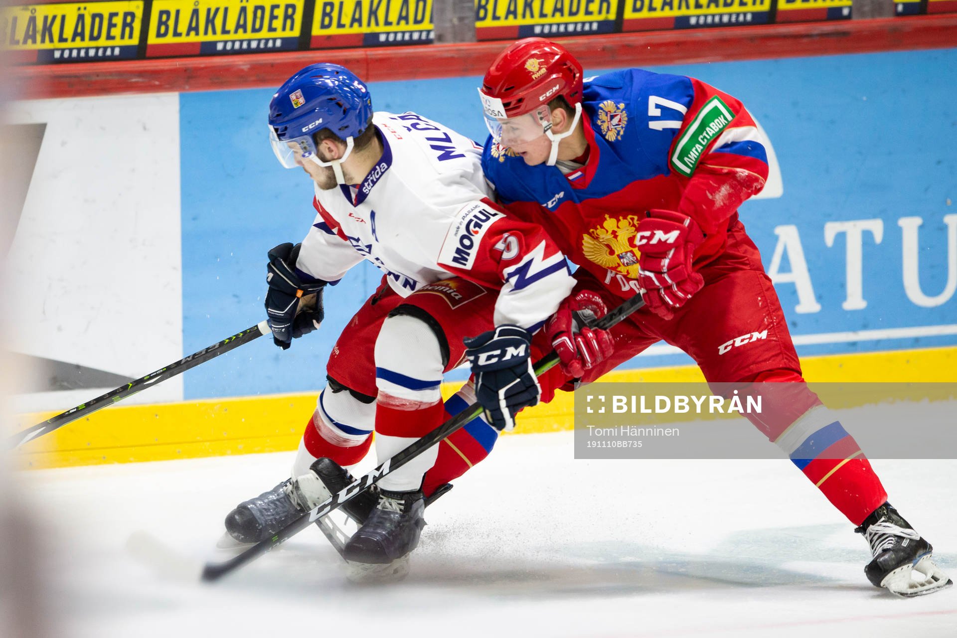 Jan Mlcak #5, CZE, Alexander Daryin #17, RUS