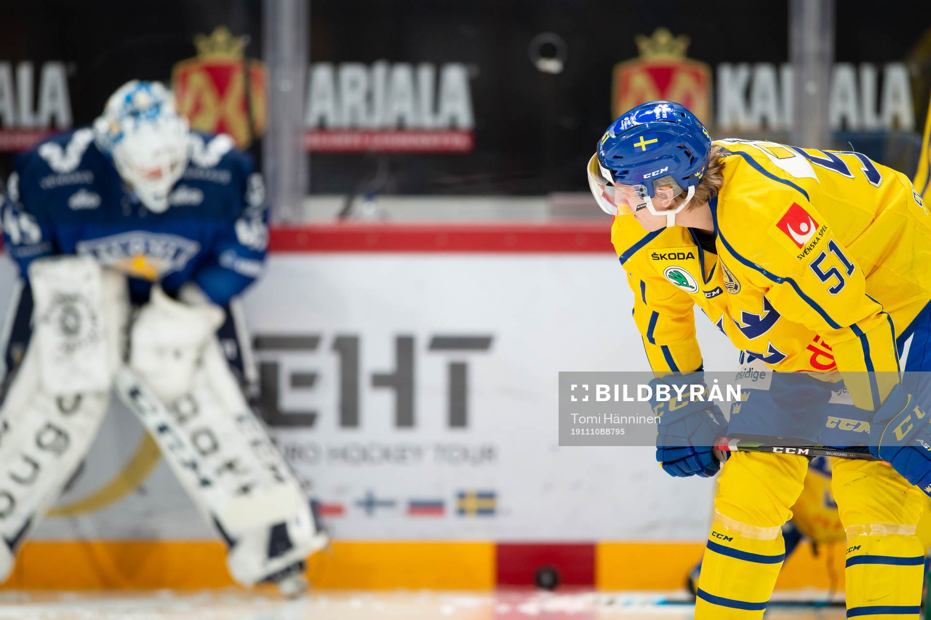 Emil Sylvegård #51, SWE, Juho Olkinuora #45, FIN