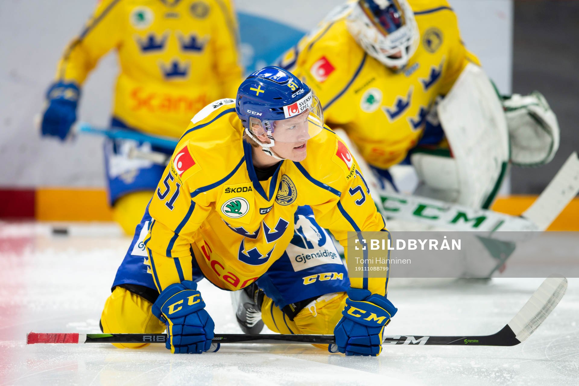Mathias Brome #86, SWE, Adam Reideborn #39, SWE, Emil