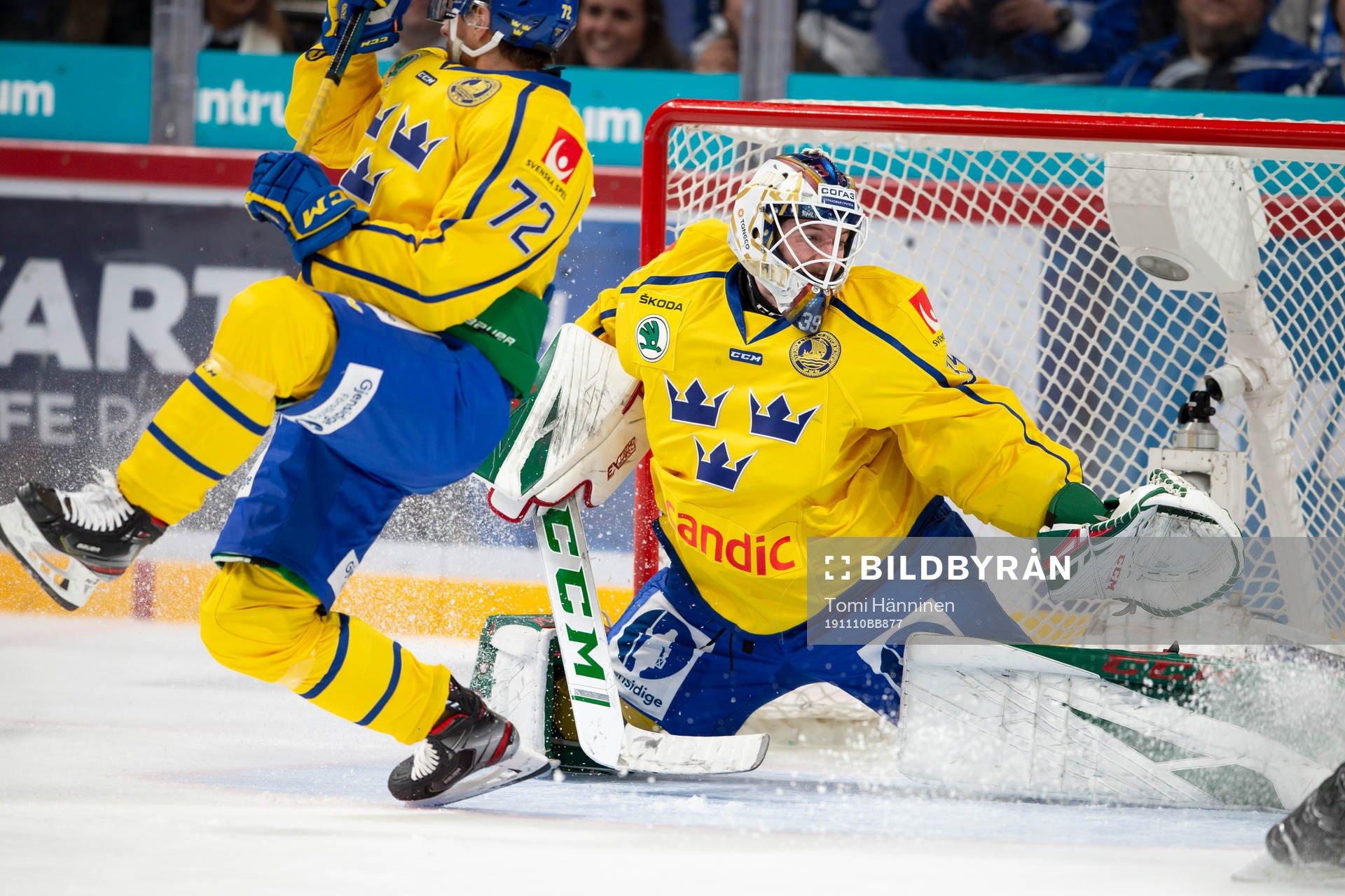Daniel Zaar #72, SWE, Adam Reideborn #39, SWE