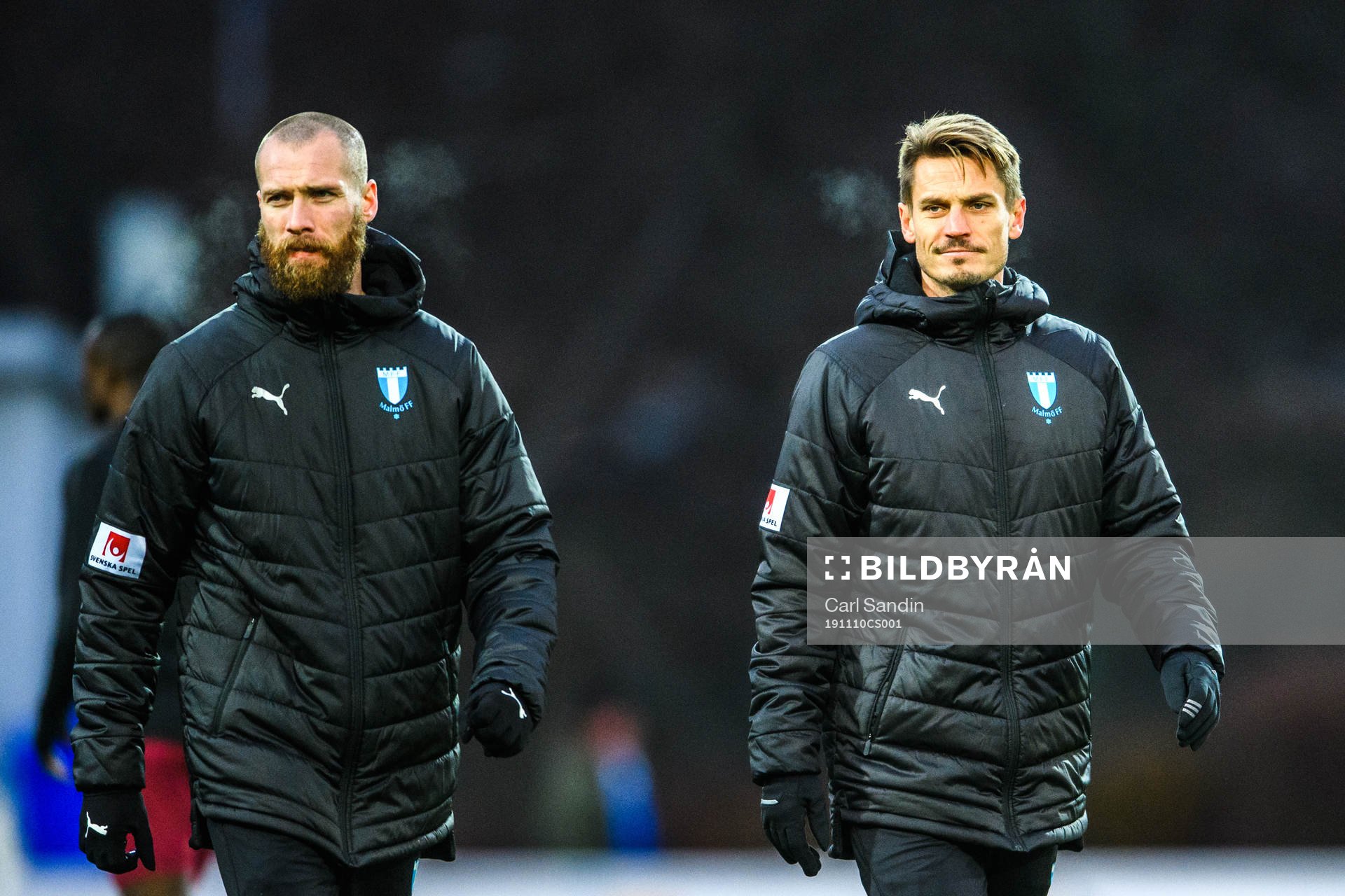 Malmö FFs Jo Inge Berget och Markus Rosenberg