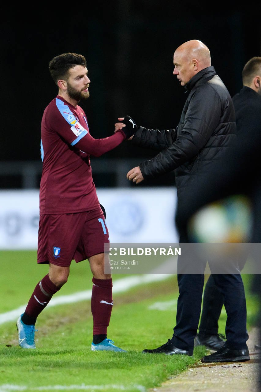 Malmö FFs Erdal Rakip och tränare Uwe Rösler