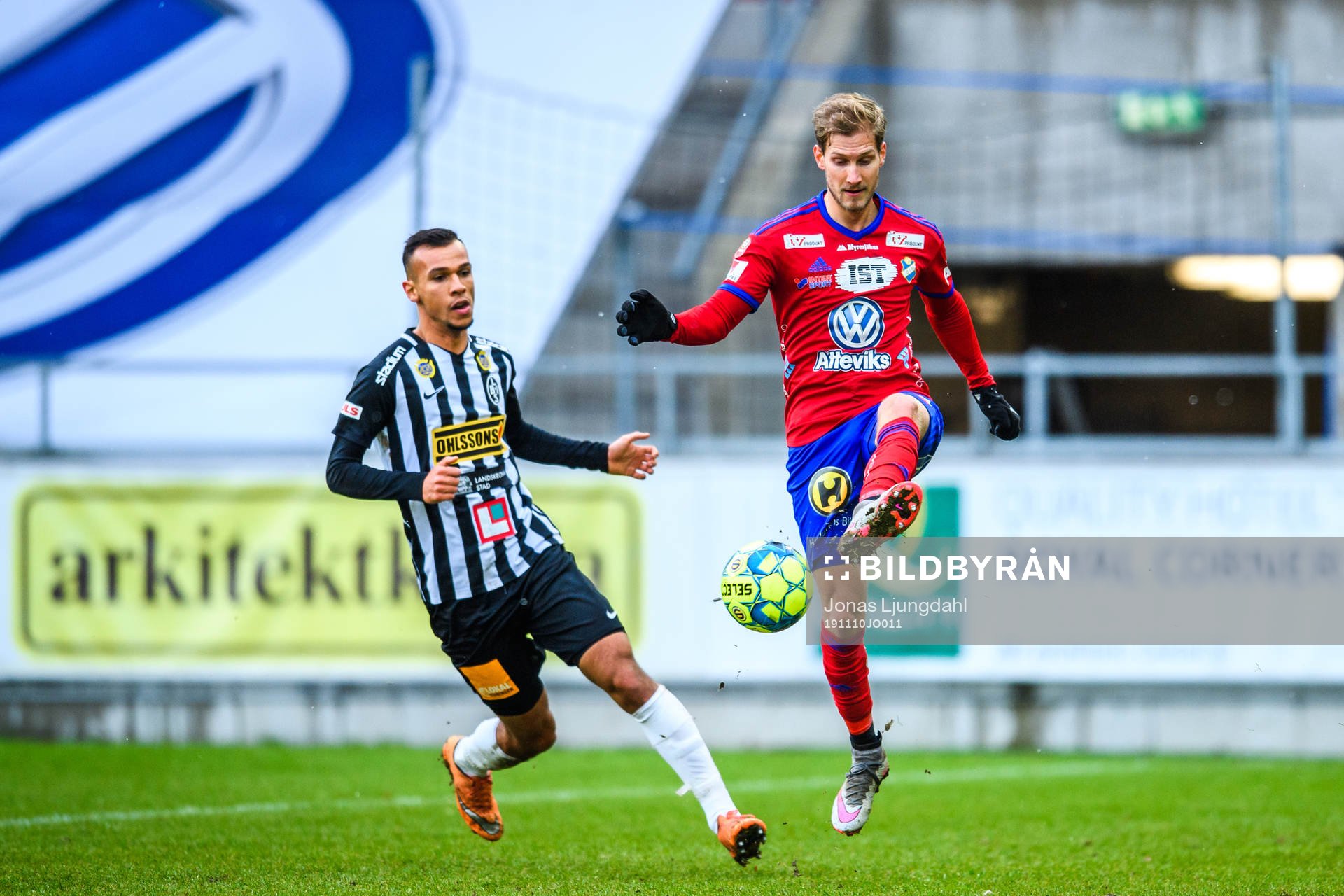 Landskronas Sumar Almadjed och Östers Oliver Silverholt