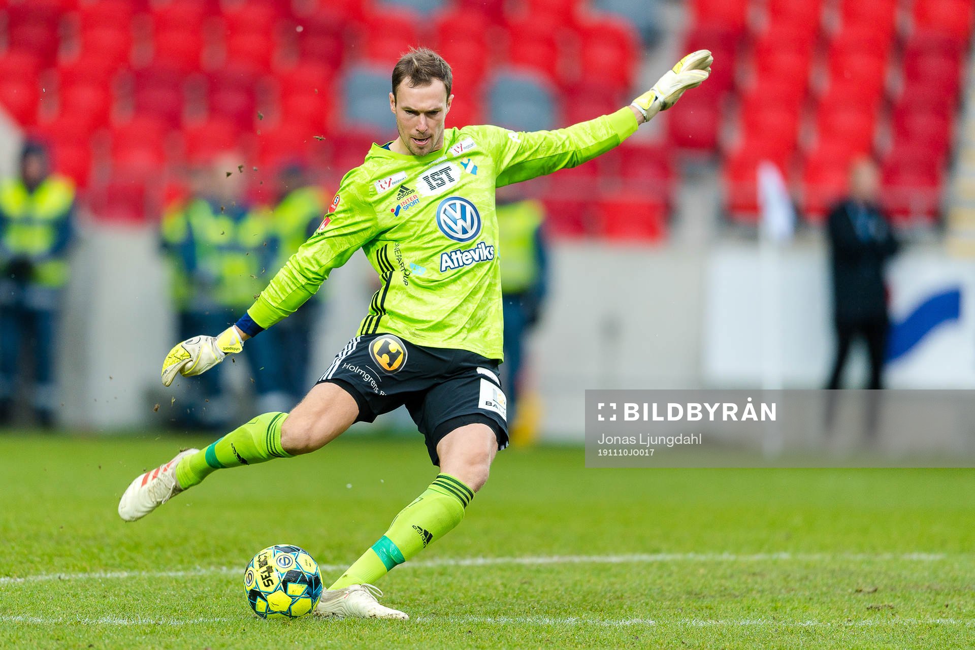 Östers målvakt Robin Malmkvist