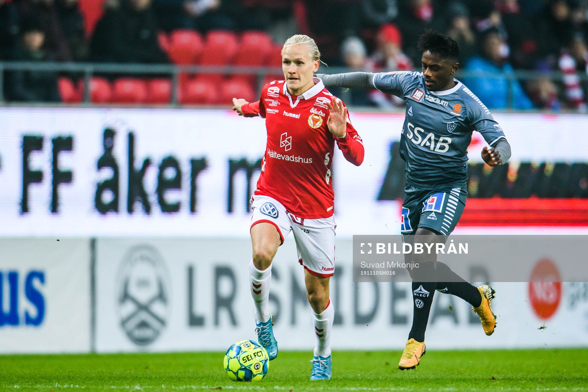 Kalmars Henrik Löfkvist och Brages Kristian Andersen