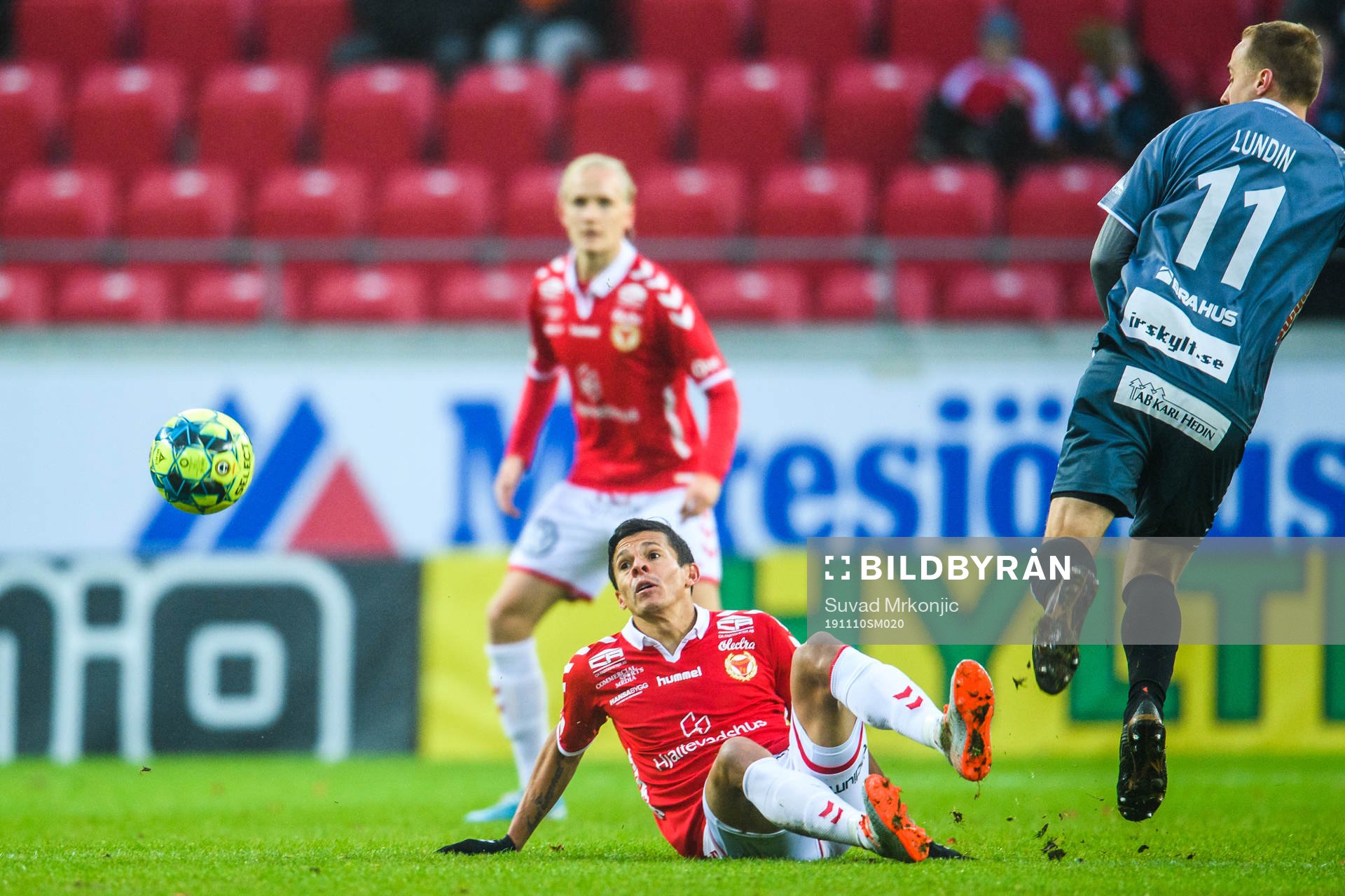 Kalmars Romário Pereira Sipião och Brages Anton Lundin