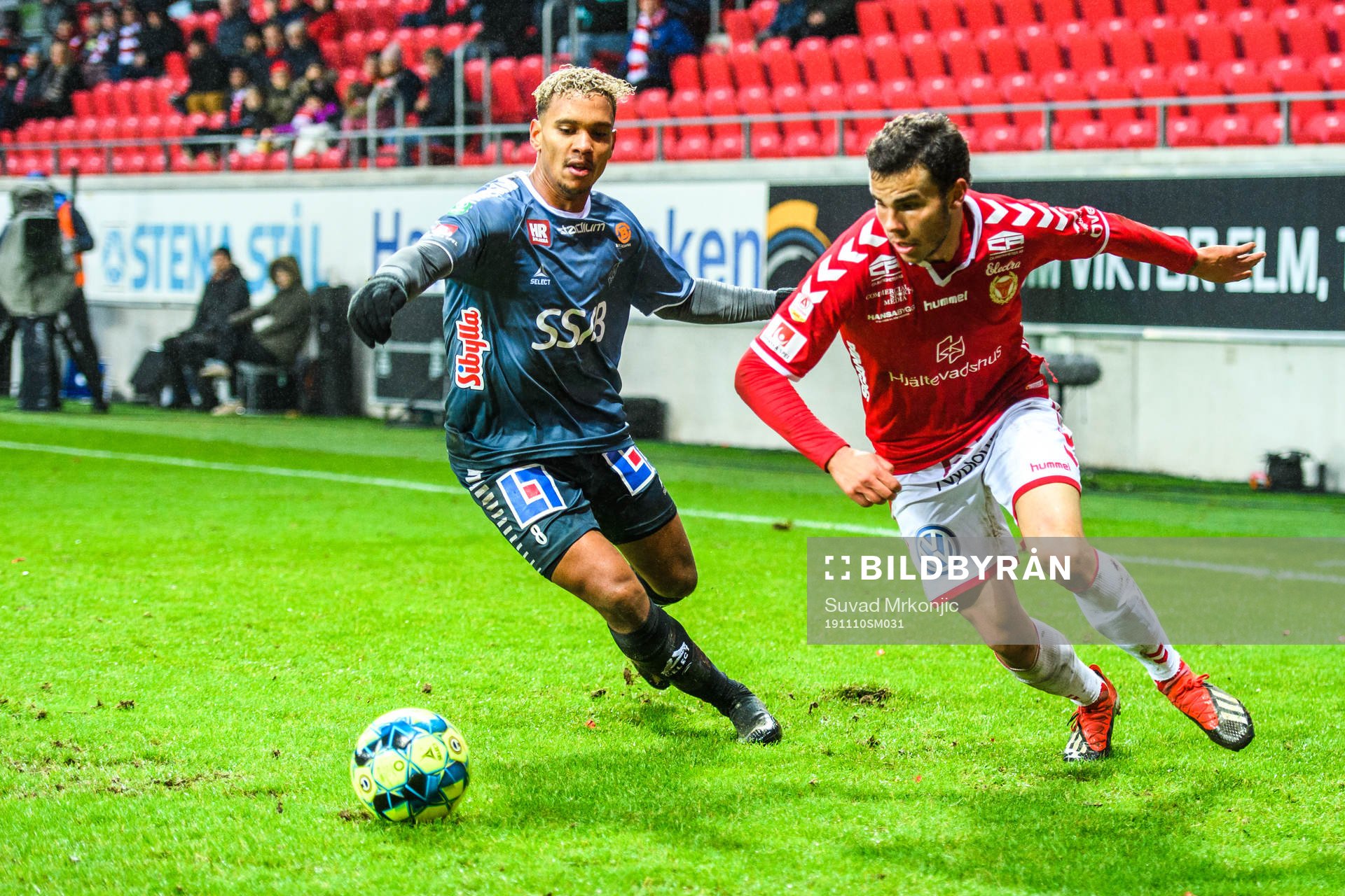 Brages Seth Kanteh Hellberg och Kalmars Herman Hallberg