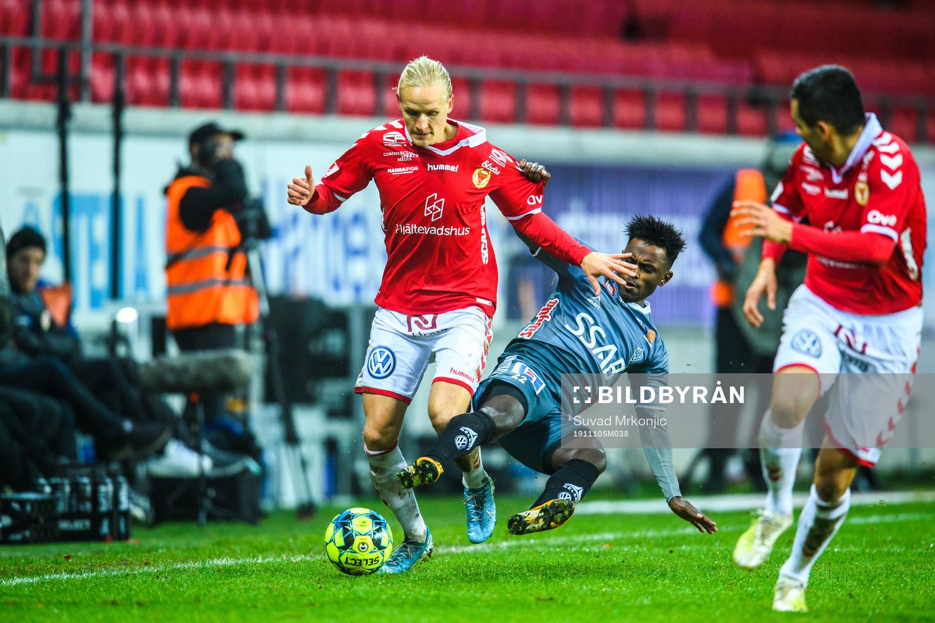 Kalmars Henrik Löfkvist och Brages Kristian Andersen
