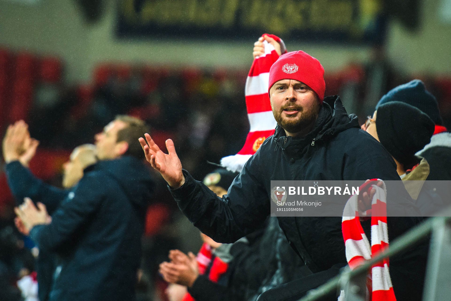 Kalmars supportrar jublar
